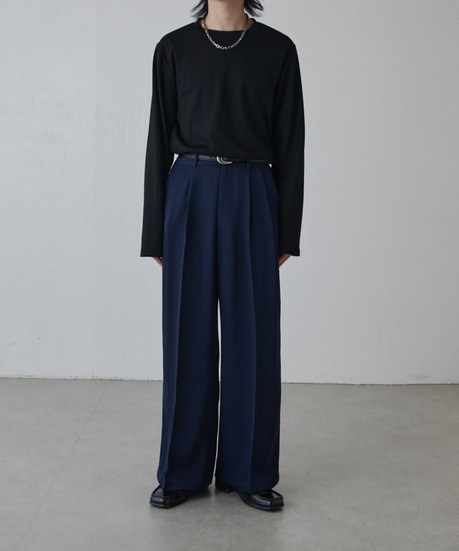 Lui's(ルイス) フレンチツイルワイドスラックス