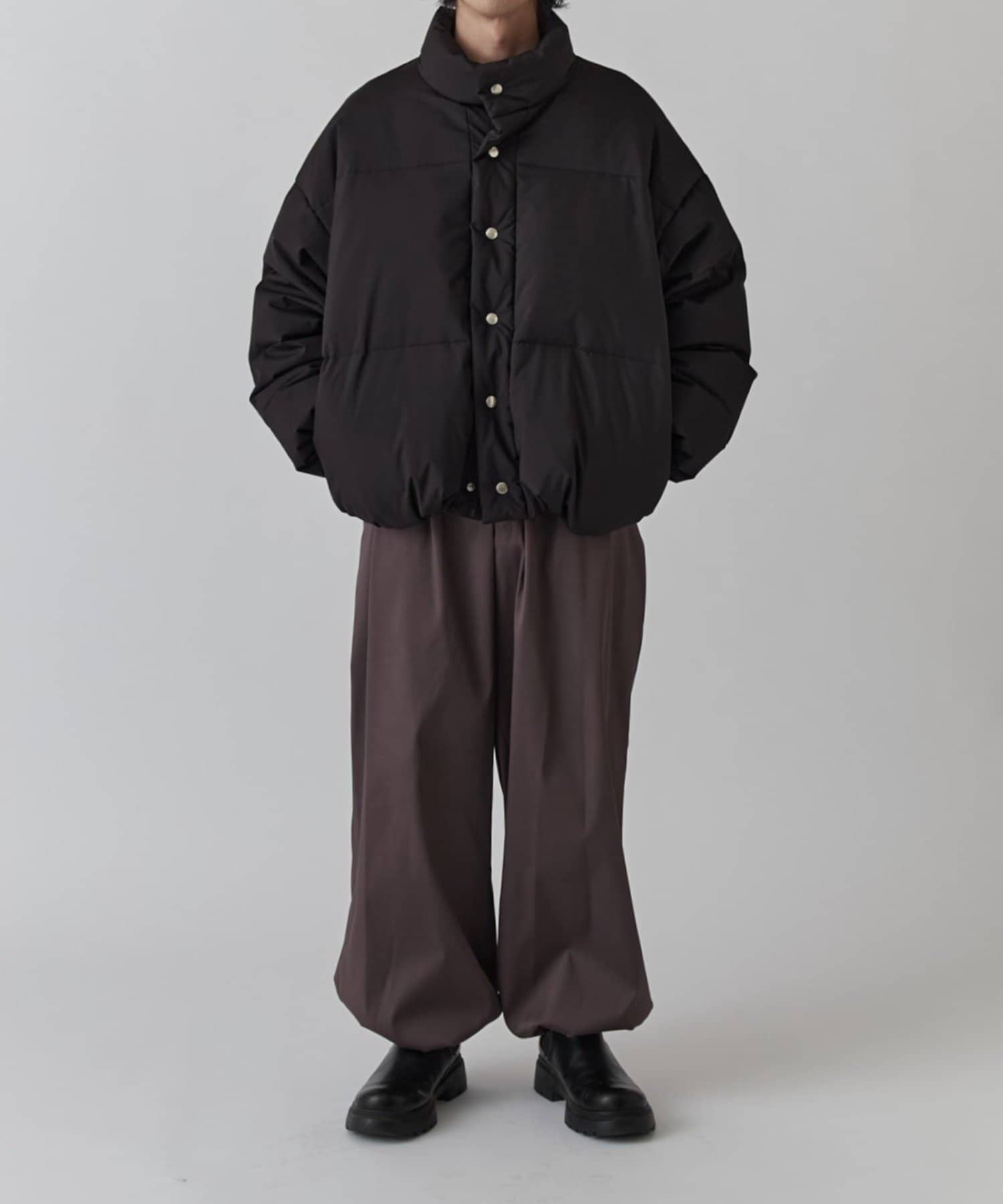 Lui's(ルイス) サテンボタンフライイージーパンツ