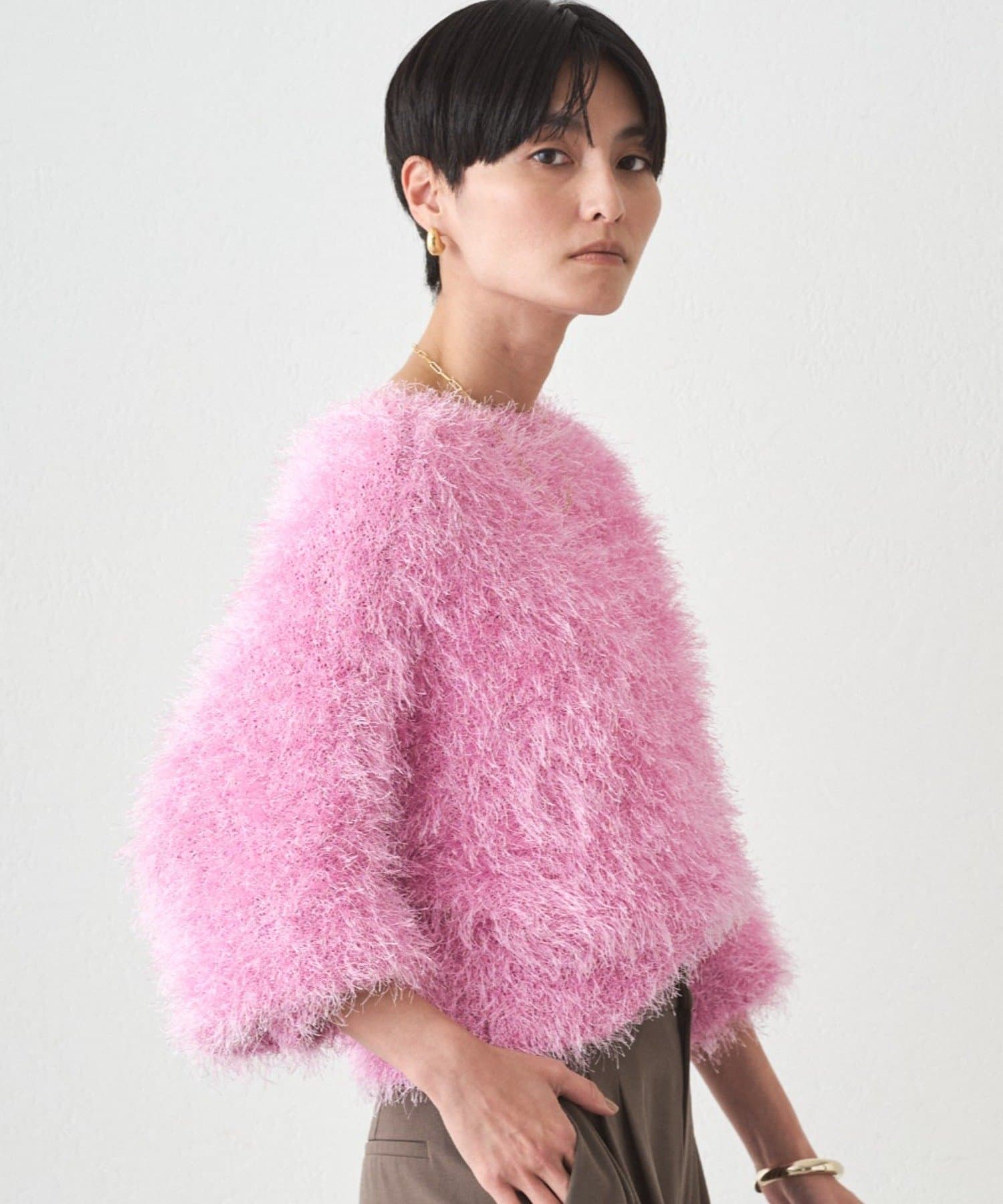 LOUNGEDRESS(ラウンジドレス) シャギーニット