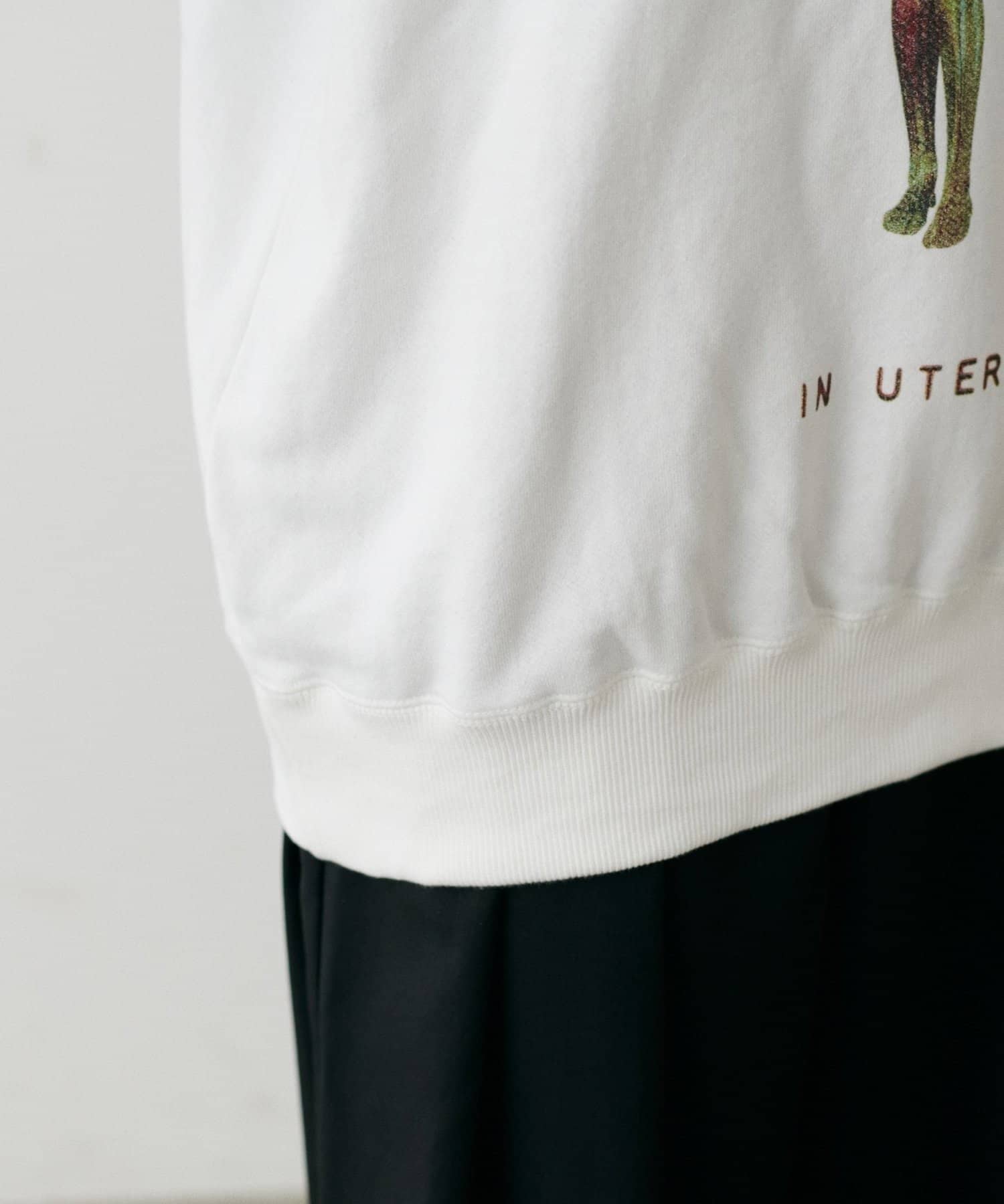 NICE CLAUP / OLIVE des OLIVE OUTLET(ナイスクラップ  / オリーブ デ オリーブ アウトレット) 【LARUTA】NIRVANA裏地ロゴスエット