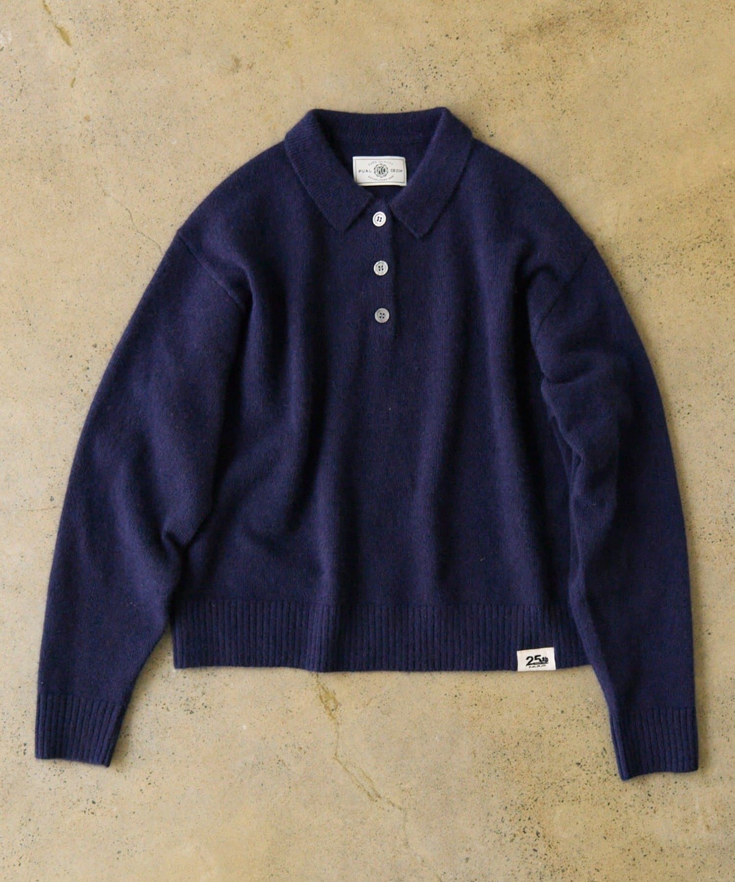 PUAL CE CIN(ピュアルセシン) 【25th】FOX混ニットポロ