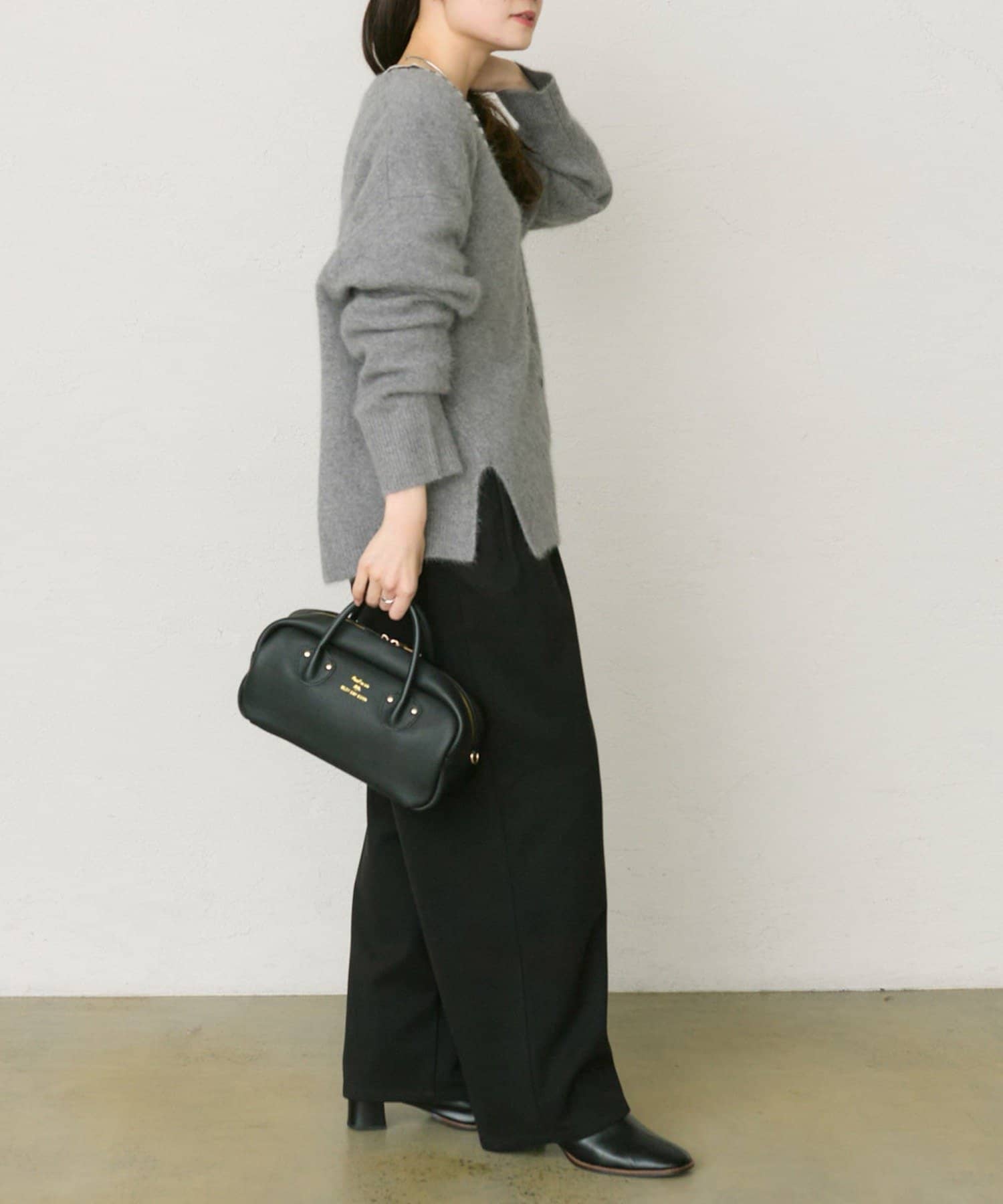 PUAL CE CIN(ピュアルセシン) 【25th】FOXウールニットVネックカーディガン