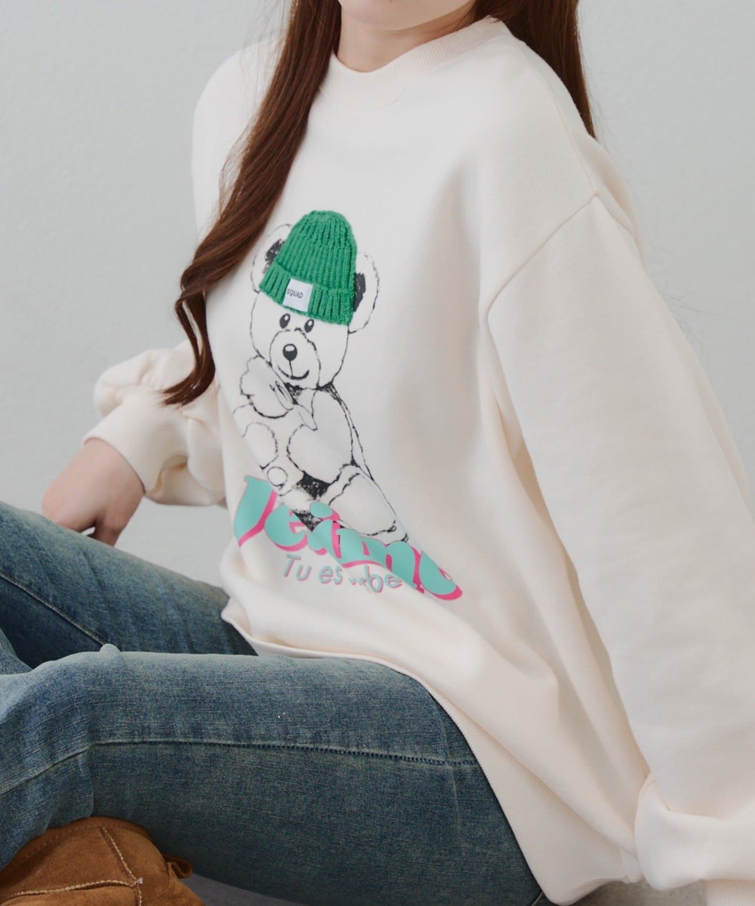 NICE CLAUP / OLIVE des OLIVE OUTLET(ナイスクラップ  / オリーブ デ オリーブ アウトレット) 【RMAF】ニット帽スウェット