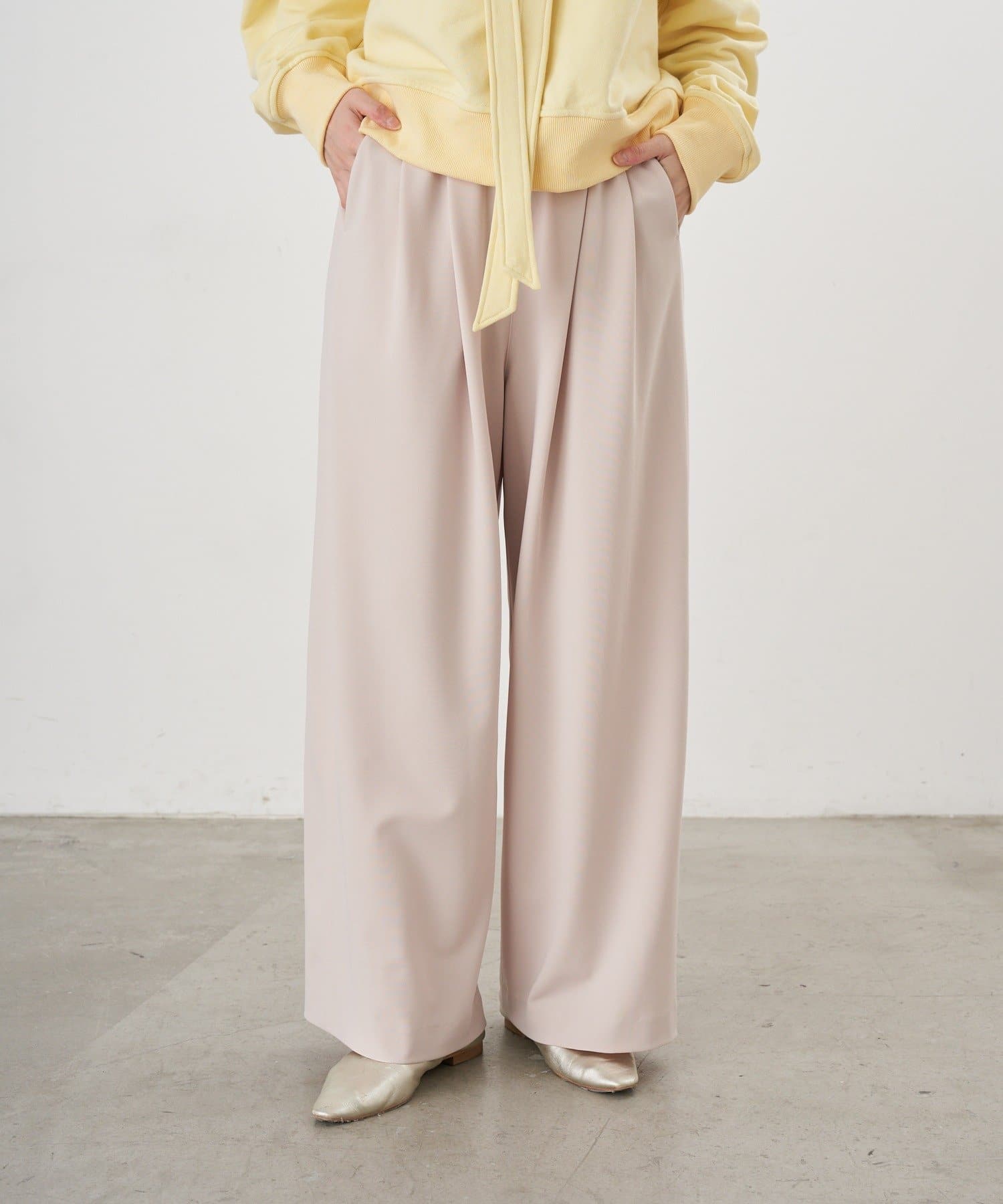 SHENERY(シーナリー) 【26SS予約】ポンチ2タックパンツ