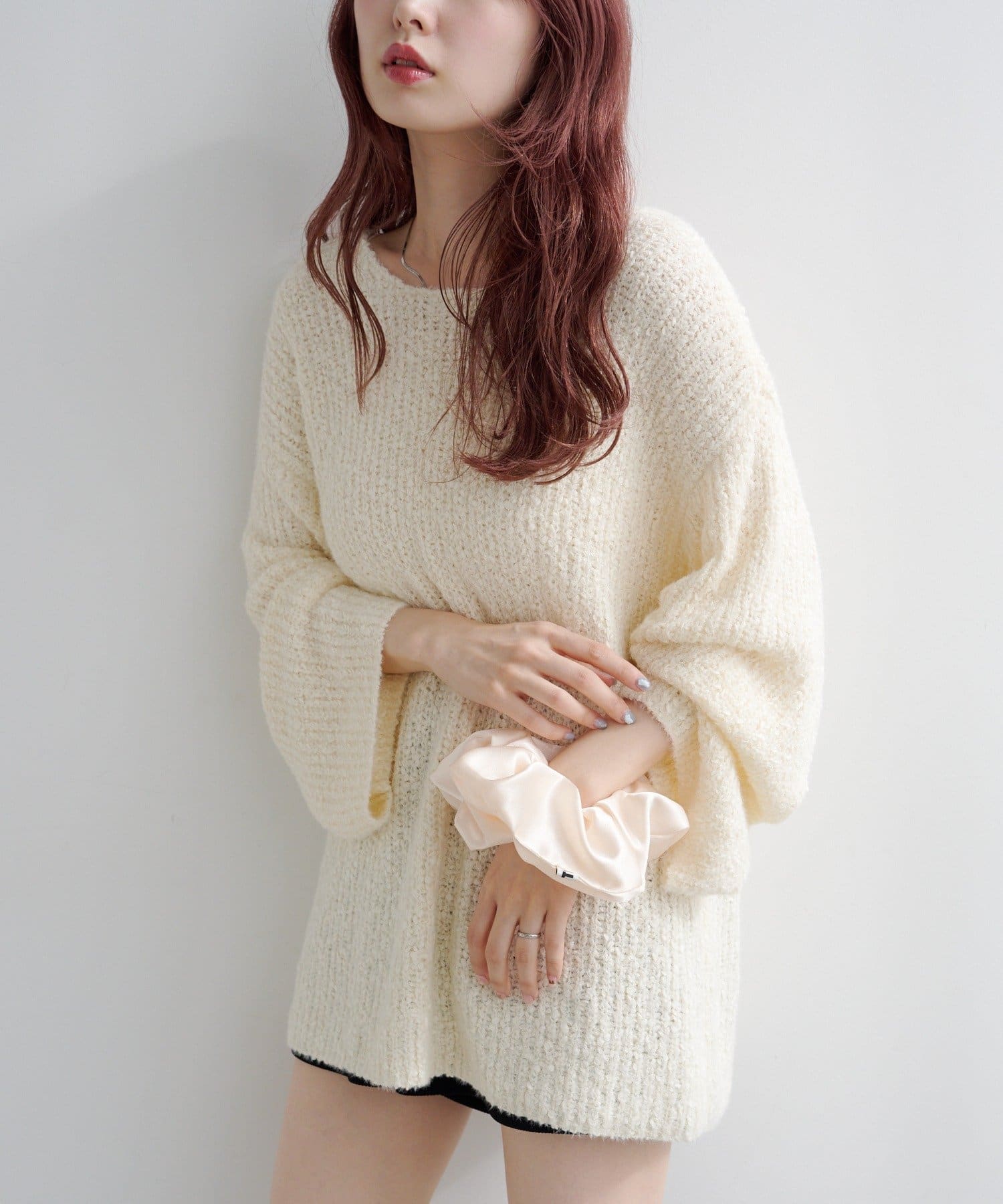 Kastane(カスタネ) 【fiw.】サテンビッグシュシュ