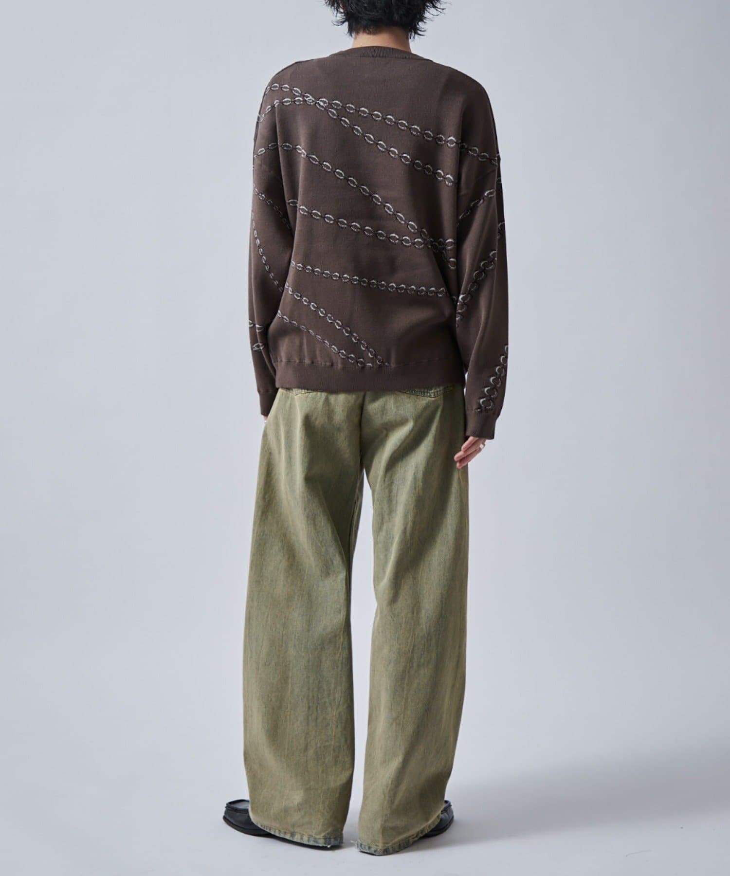 Lui's(ルイス) チェーン柄ジャガードPO