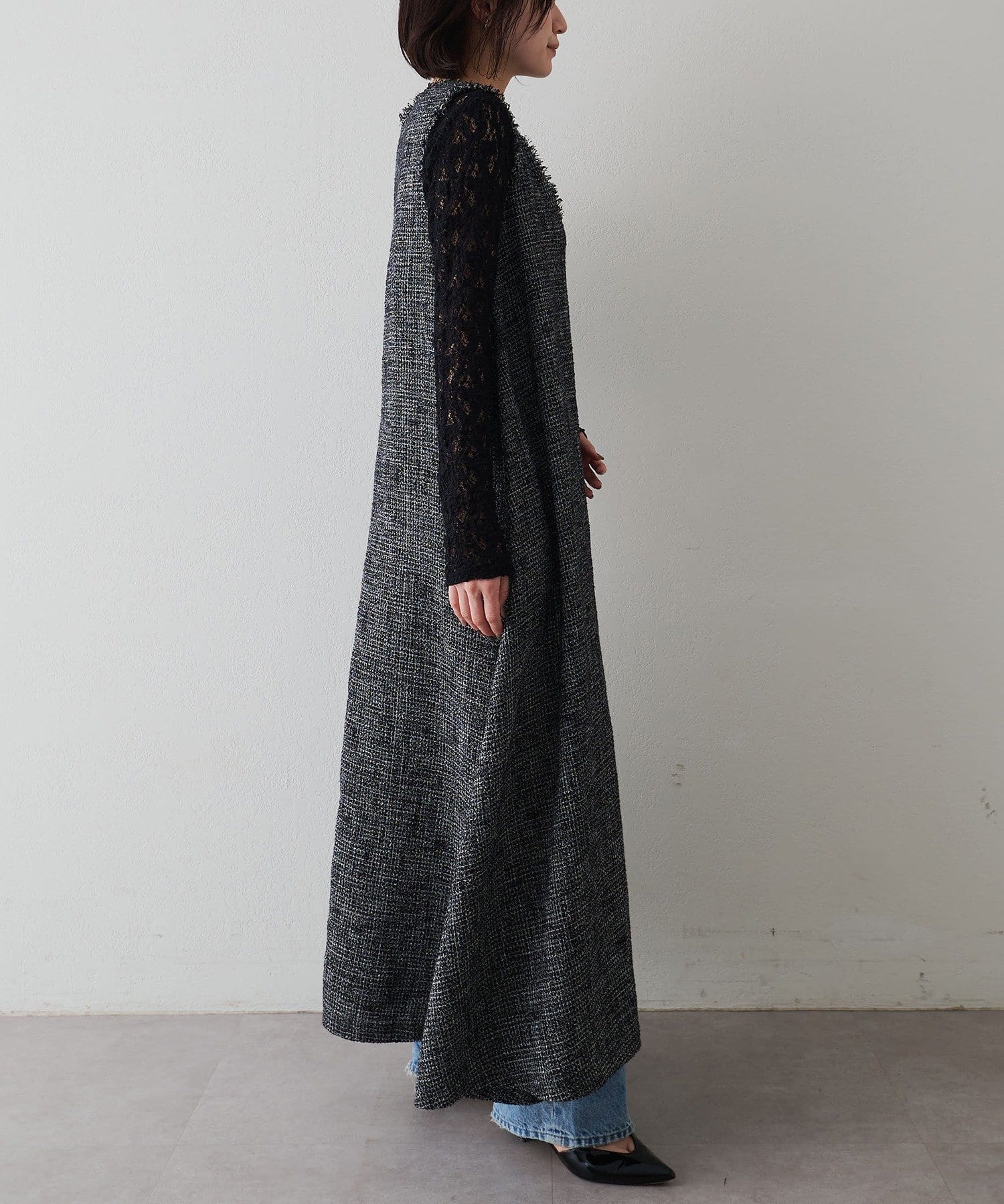 Drawing Numbers(ドローイングナンバーズ) ツィードジレドレス