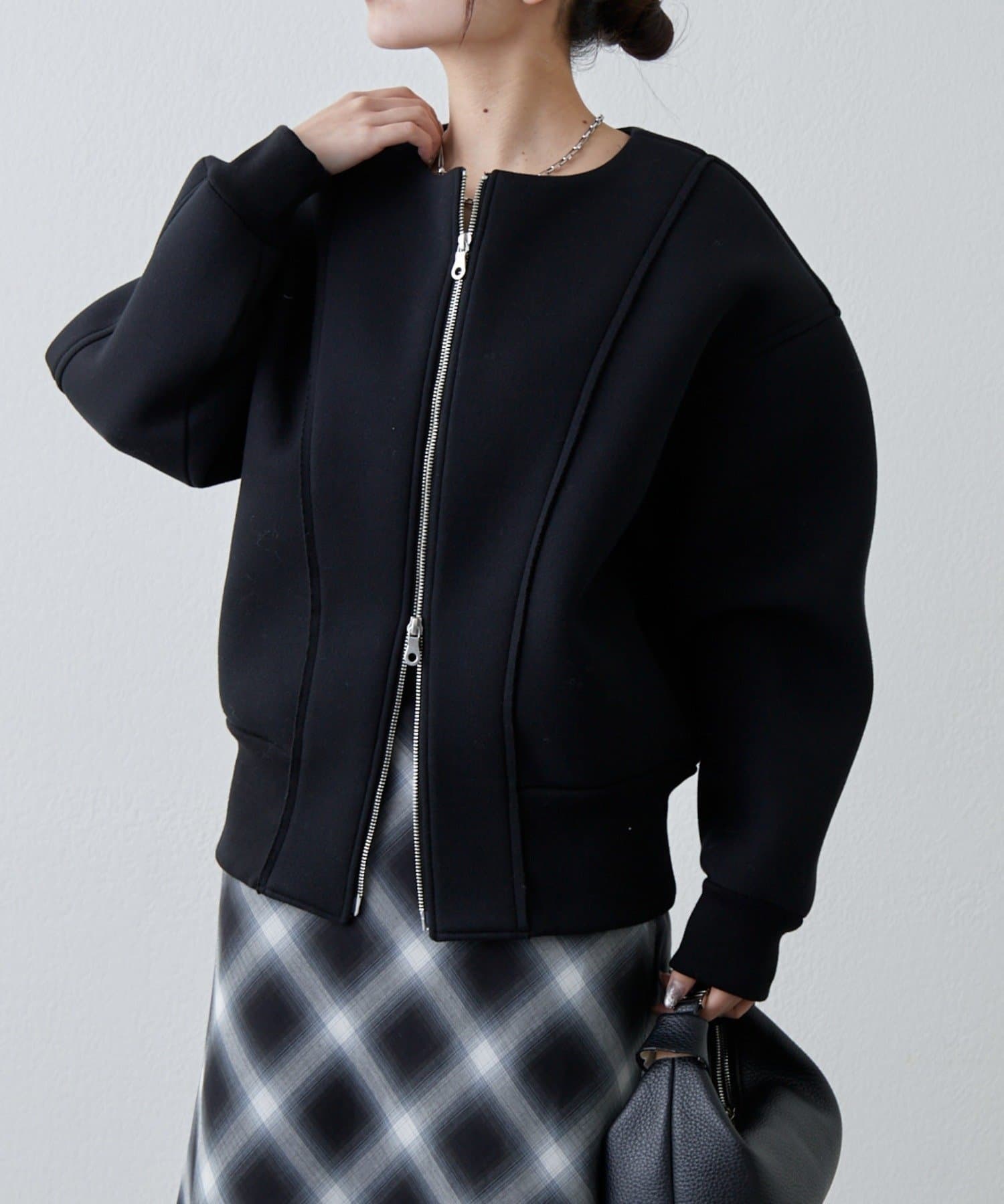 Lui's(ルイス) ダブルカスタムジャガードブルゾン