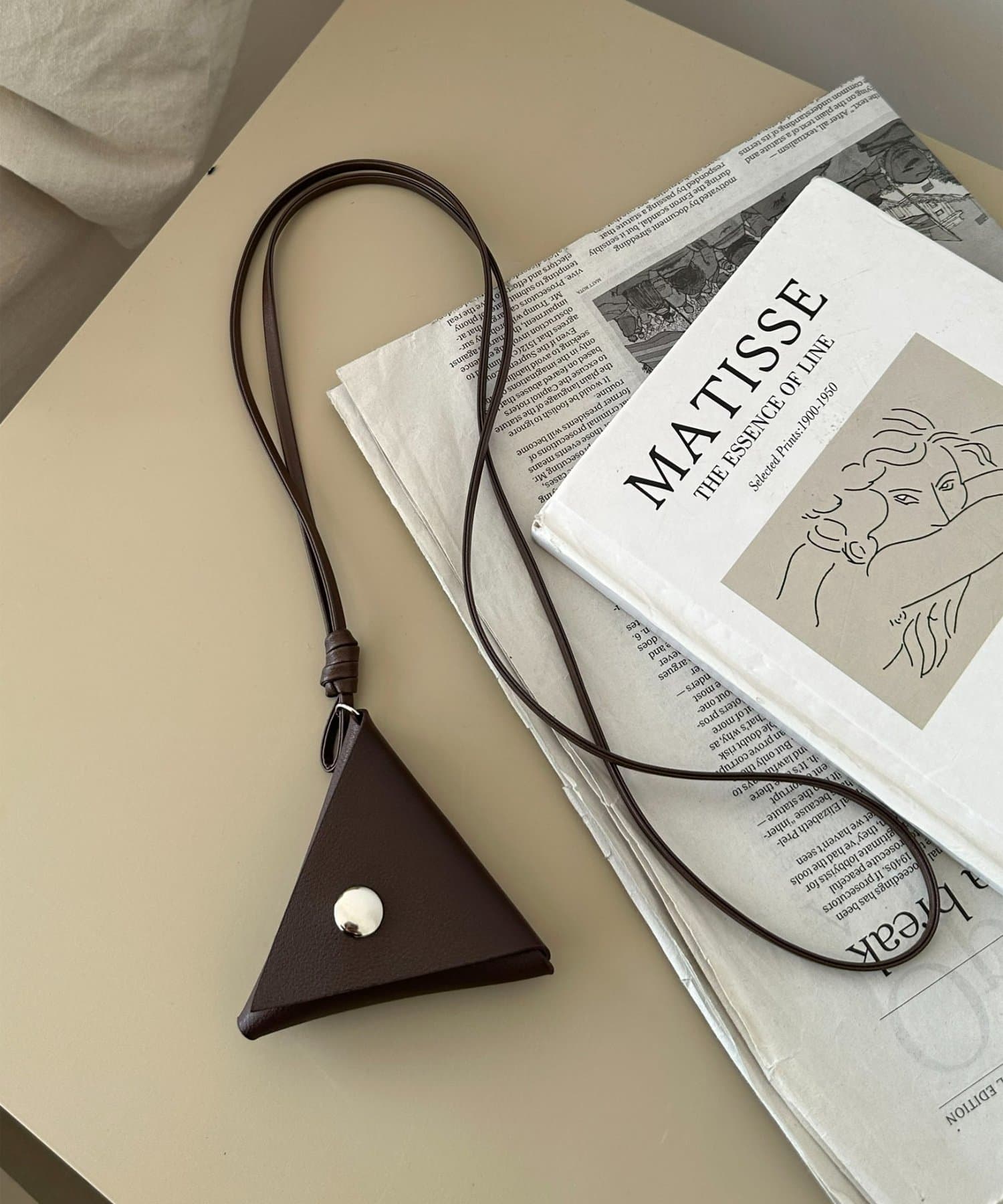 DISCOAT(ディスコート) 【Enlude】フェイクレザーネックポーチ