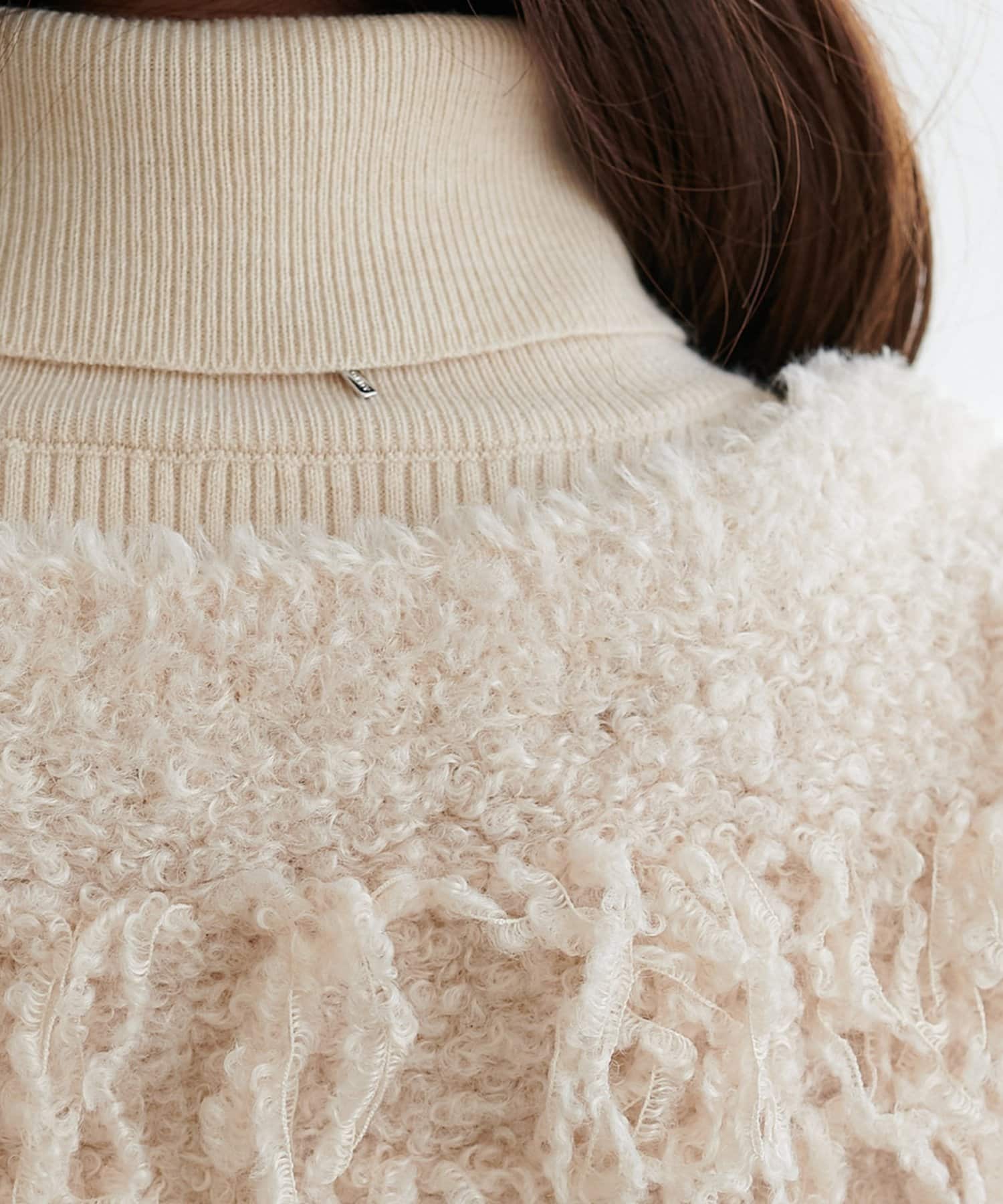 DISCOAT(ディスコート) フリンジVネックベスト