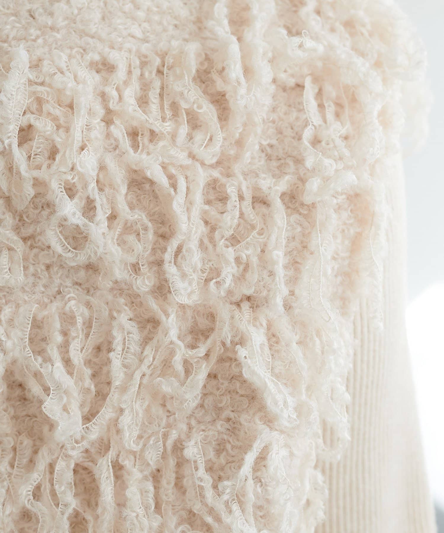 DISCOAT(ディスコート) フリンジVネックベスト