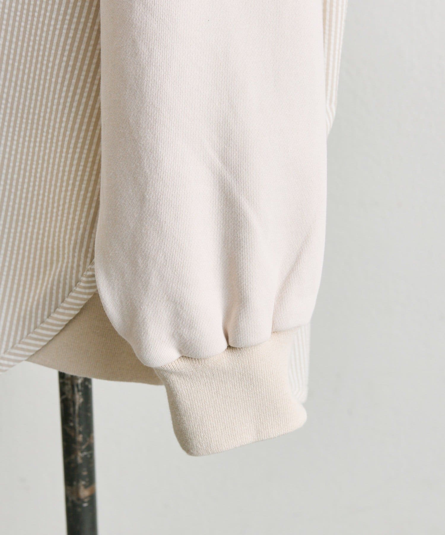 ear PAPILLONNER(イア パピヨネ) スウェット切替シャツ【SUM1 STYLE(スミスタイル)】