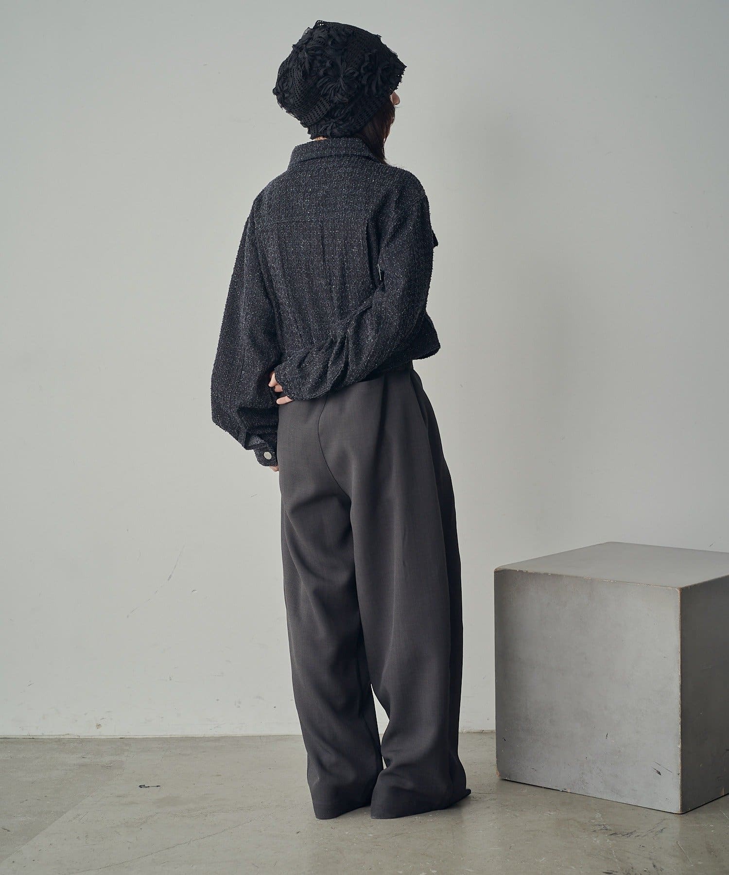 -goocy-(グーシー) 【セットアップ対応】クラッシュデニムショートGジャン