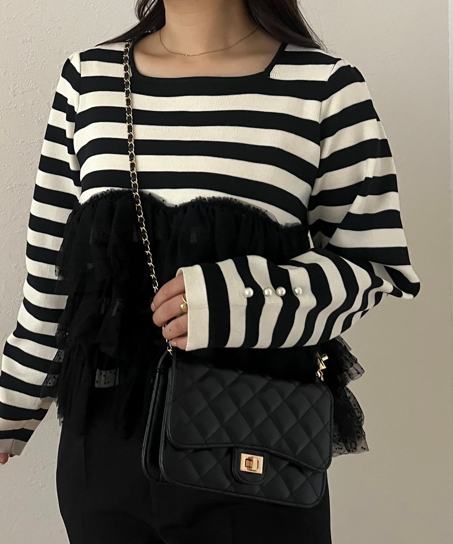 prose verse(プロズヴェール) ミニチェーンショルダーバッグ