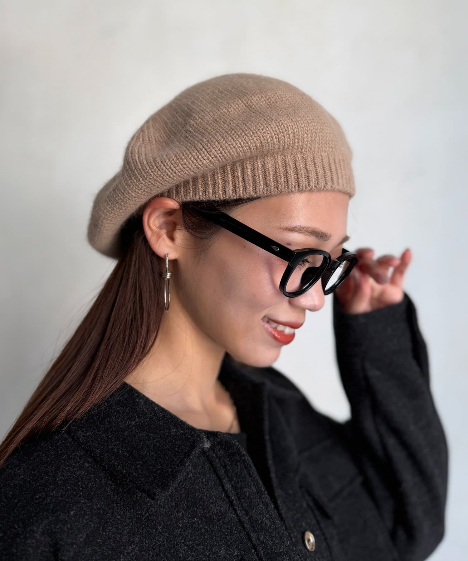 Chez toi(シェトワ) ニットベレー帽