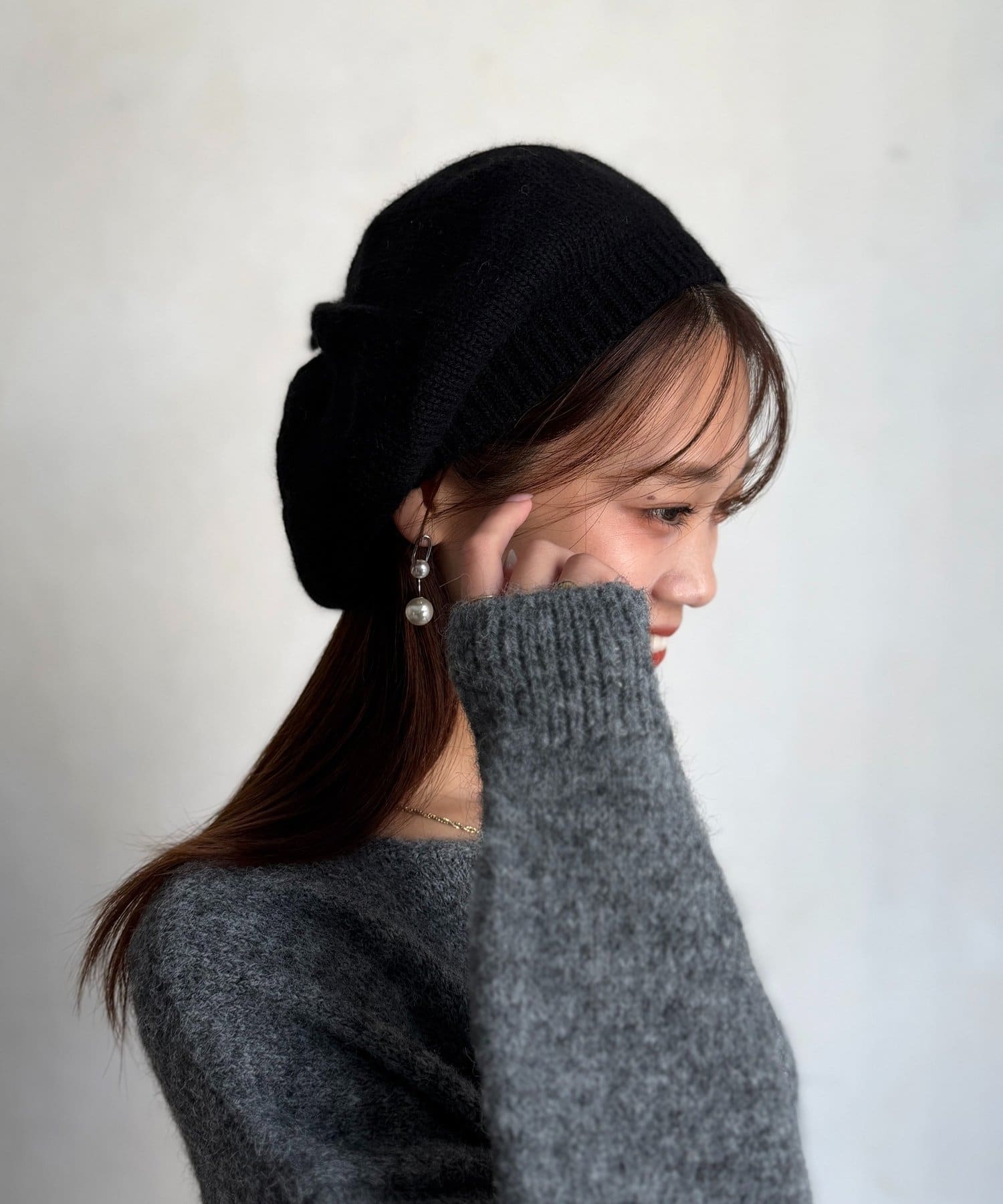 Chez toi(シェトワ) ニットベレー帽