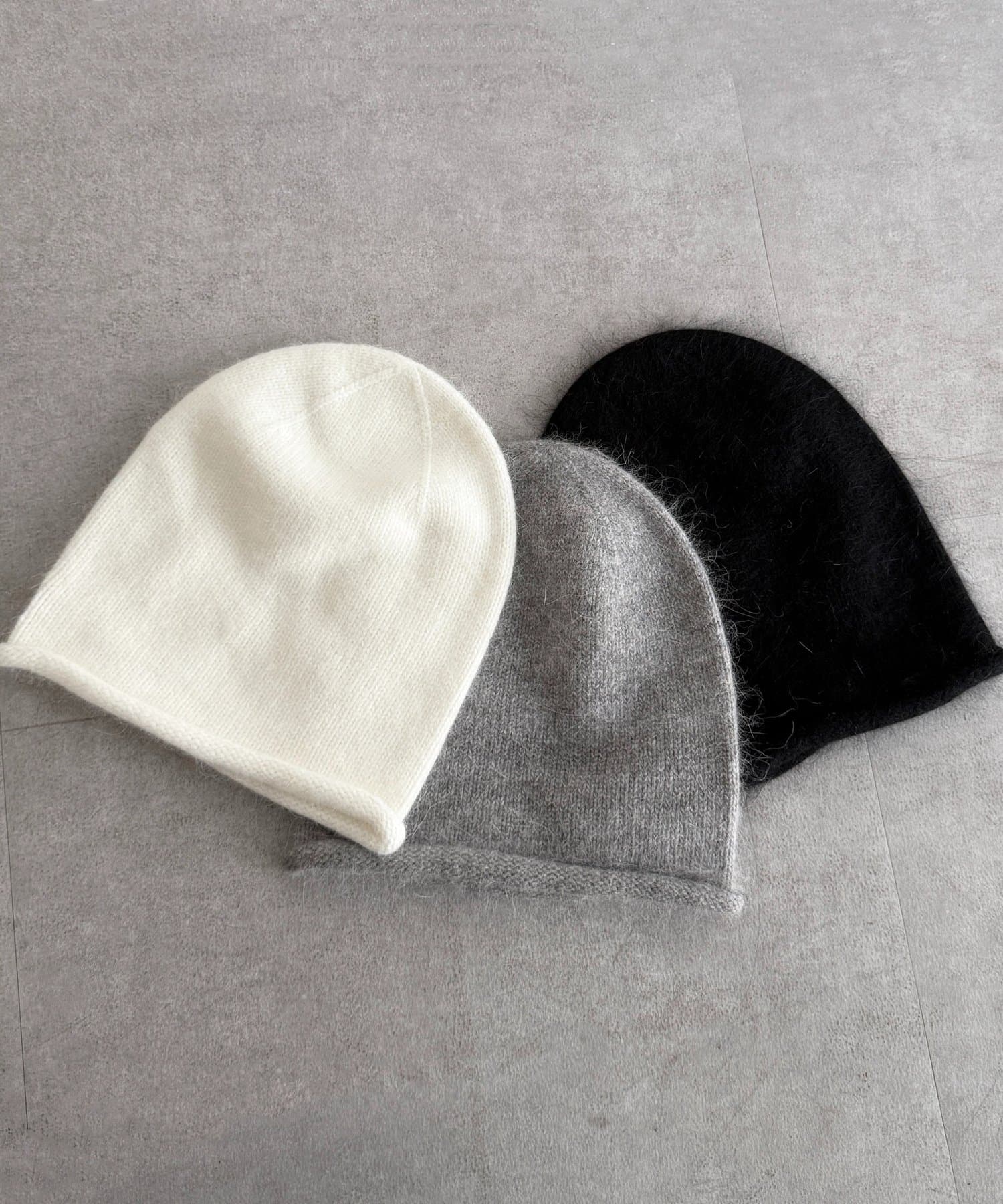 Chez toi(シェトワ) アンゴラニット帽