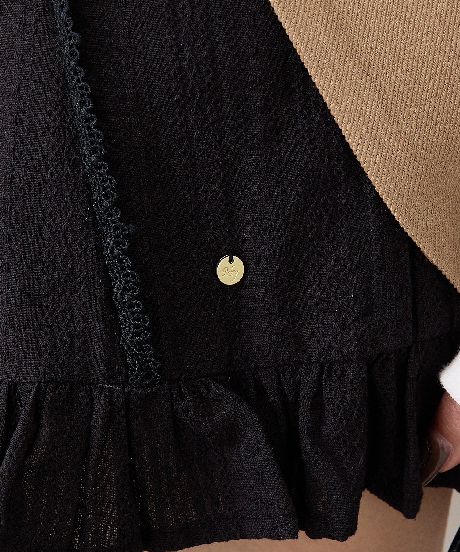 mystic(ミスティック) コットンフリルミニスカート