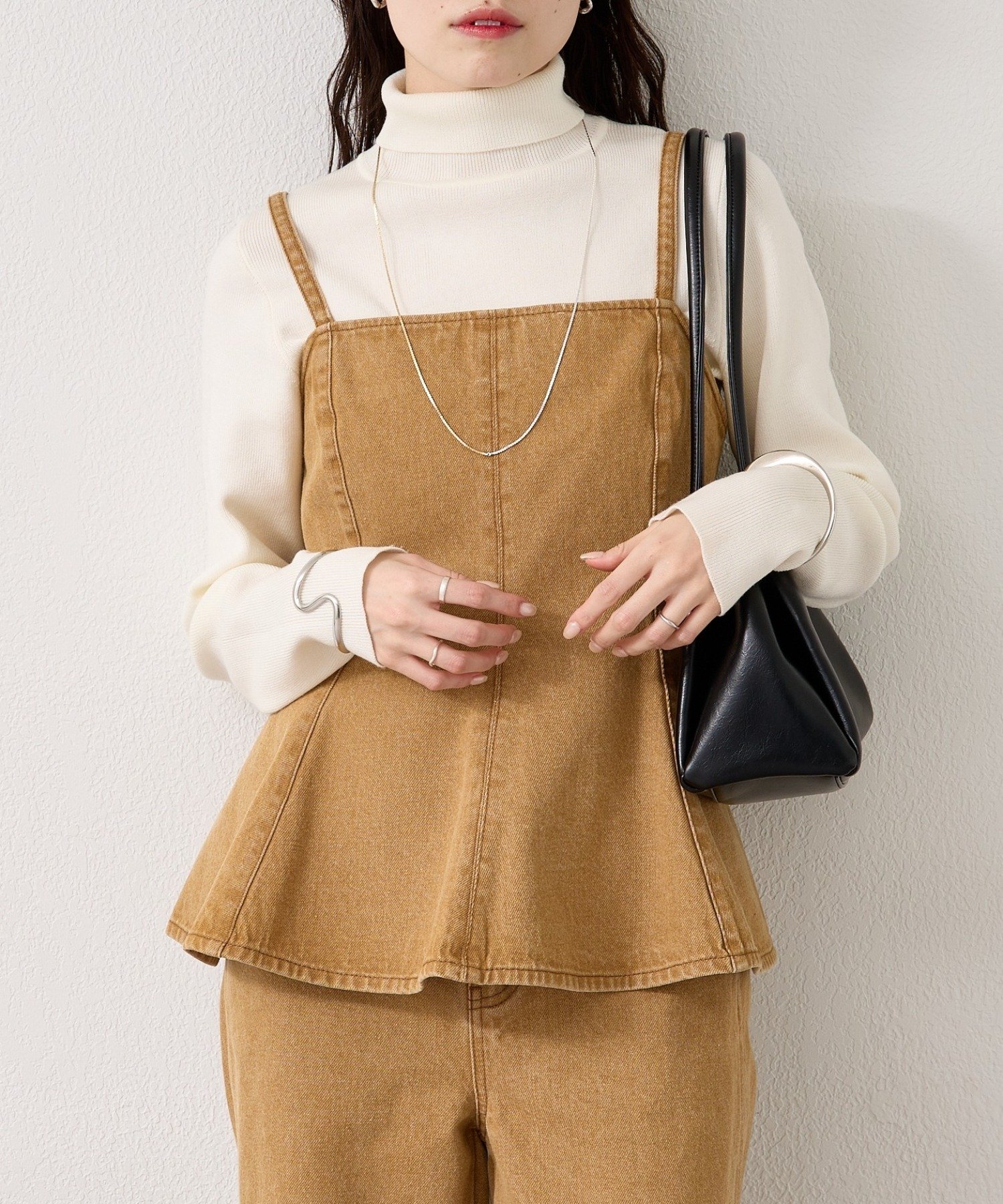 mystic(ミスティック) ペプラムデニムビスチェ