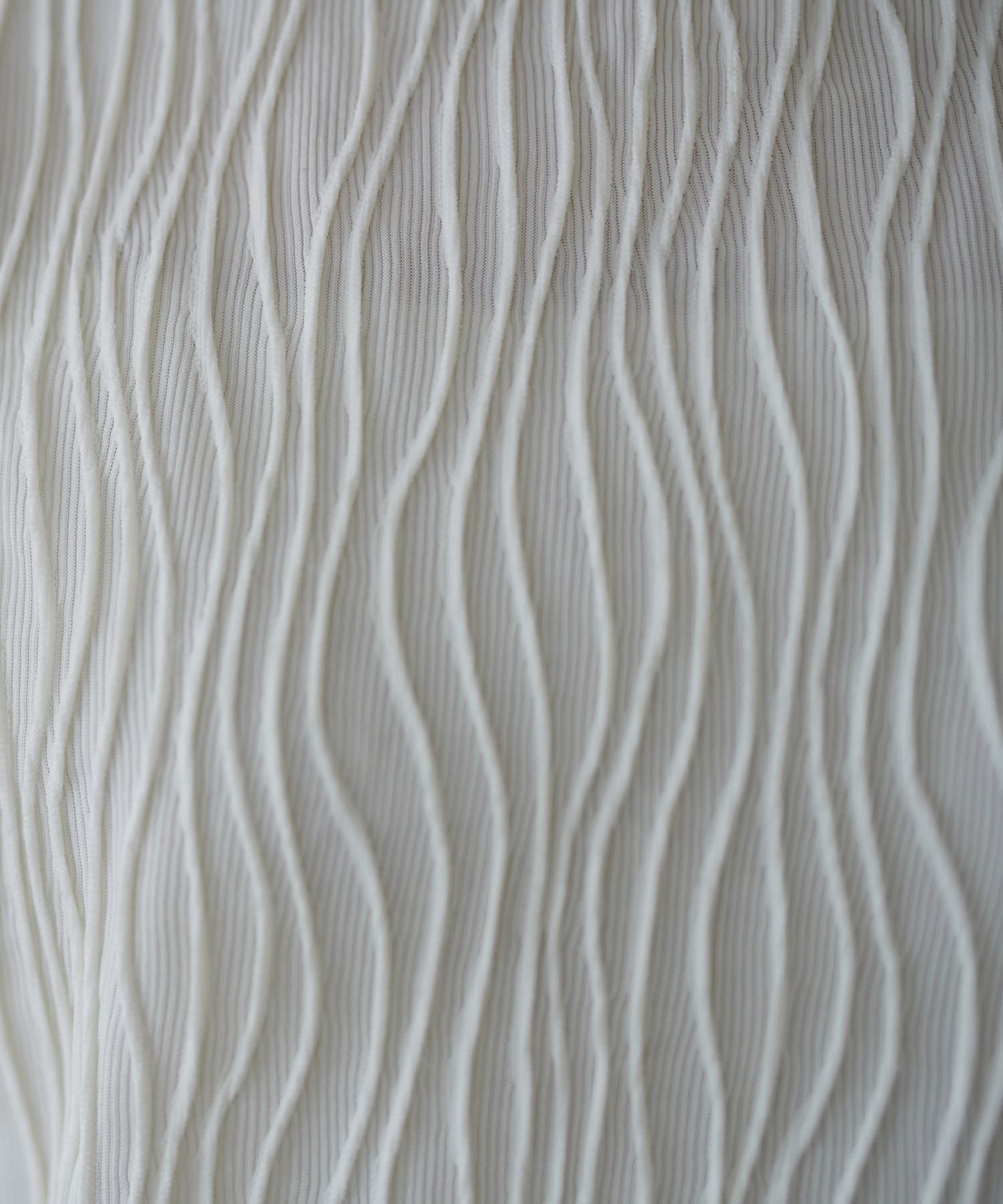 OUTLET(アウトレット) 【Discoat】立体ジャガード5分袖