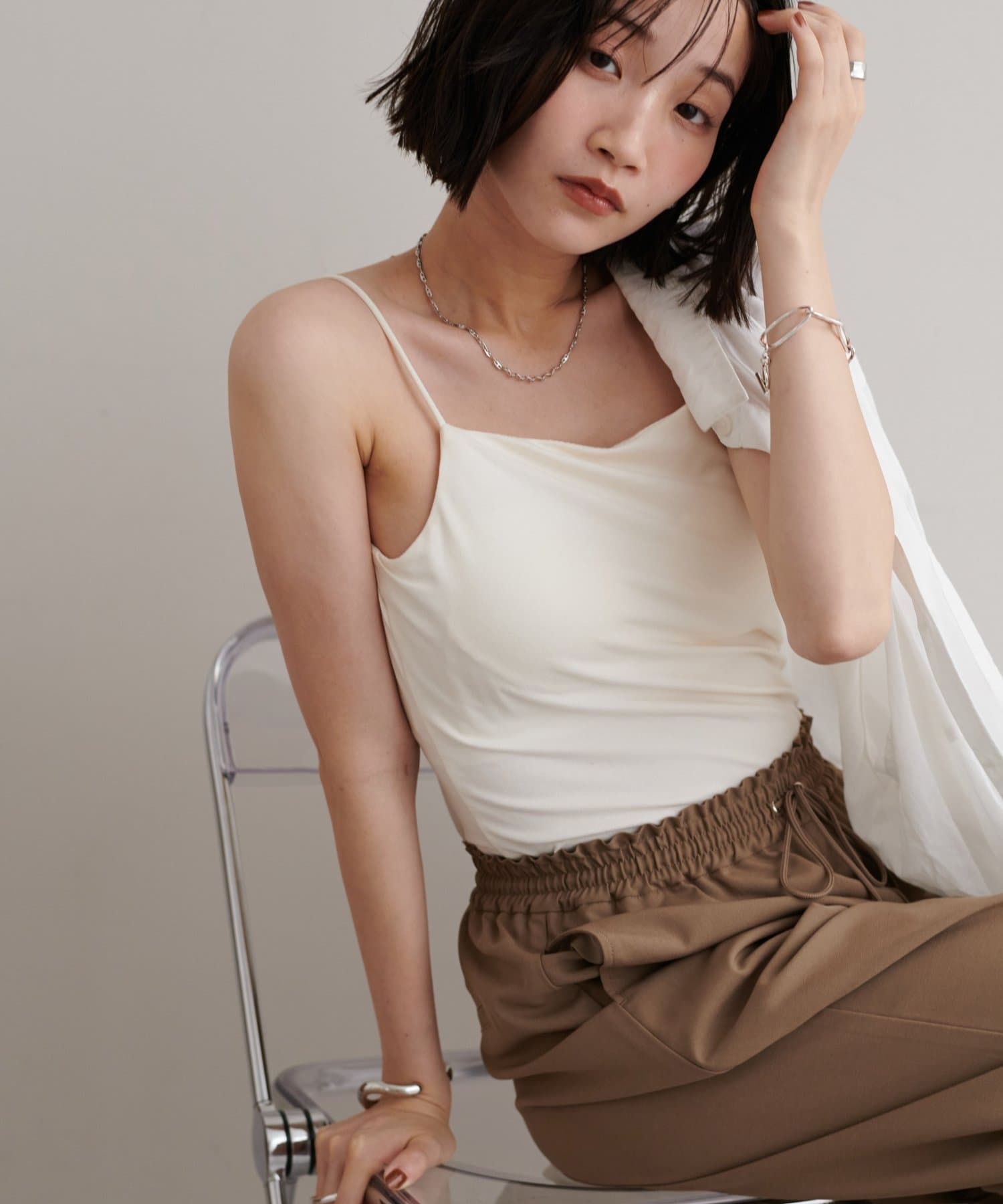 OUTLET(アウトレット) 【Discoat】カップ付キャミソール