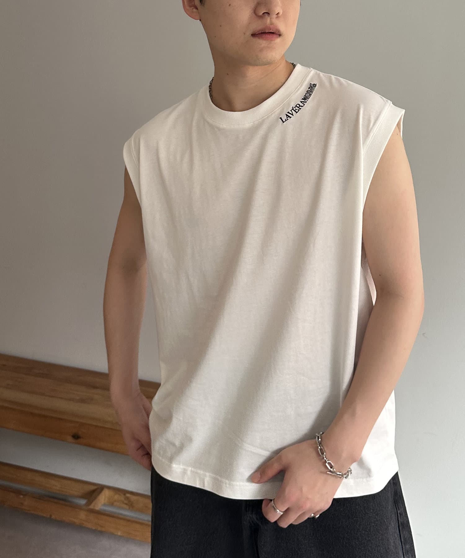 OUTLET(アウトレット) 【Discoat】シルケットノースリタンク