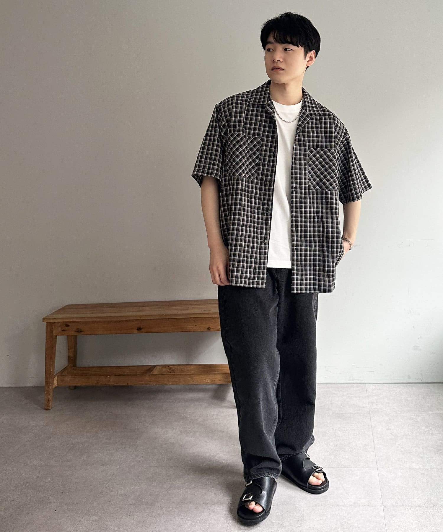 OUTLET(アウトレット) 【Discoat】シルケットノースリタンク