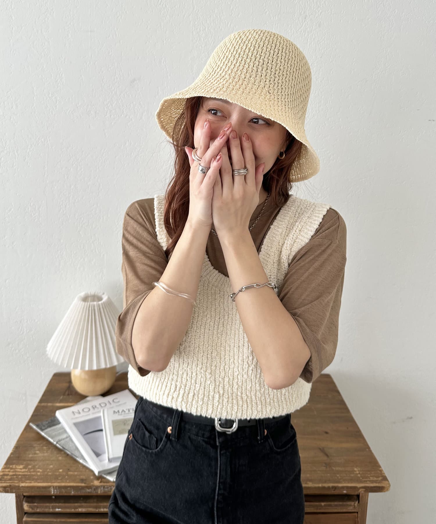 OUTLET(アウトレット) 【Discoat】スカシサーモハット