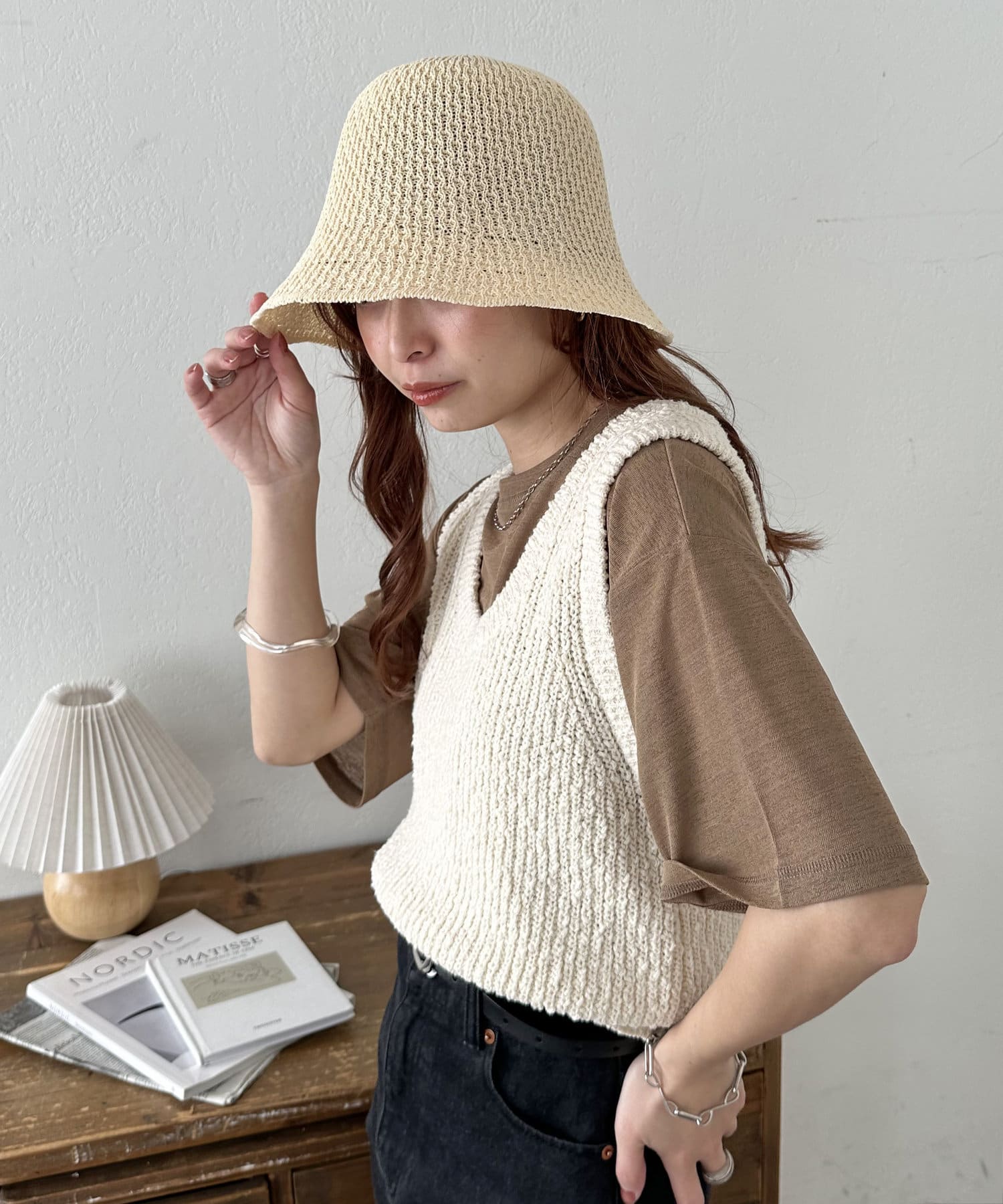 OUTLET(アウトレット) 【Discoat】スカシサーモハット