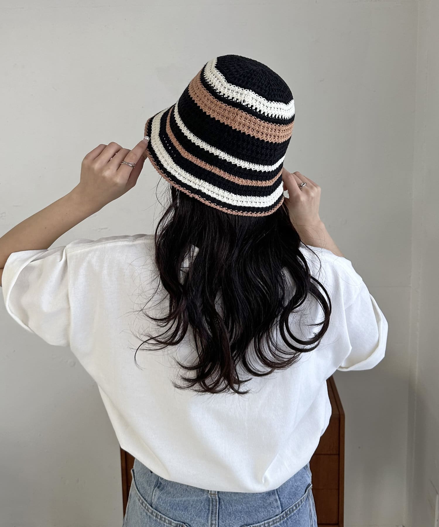 OUTLET(アウトレット) 【Discoat】ボーダーサーモハット