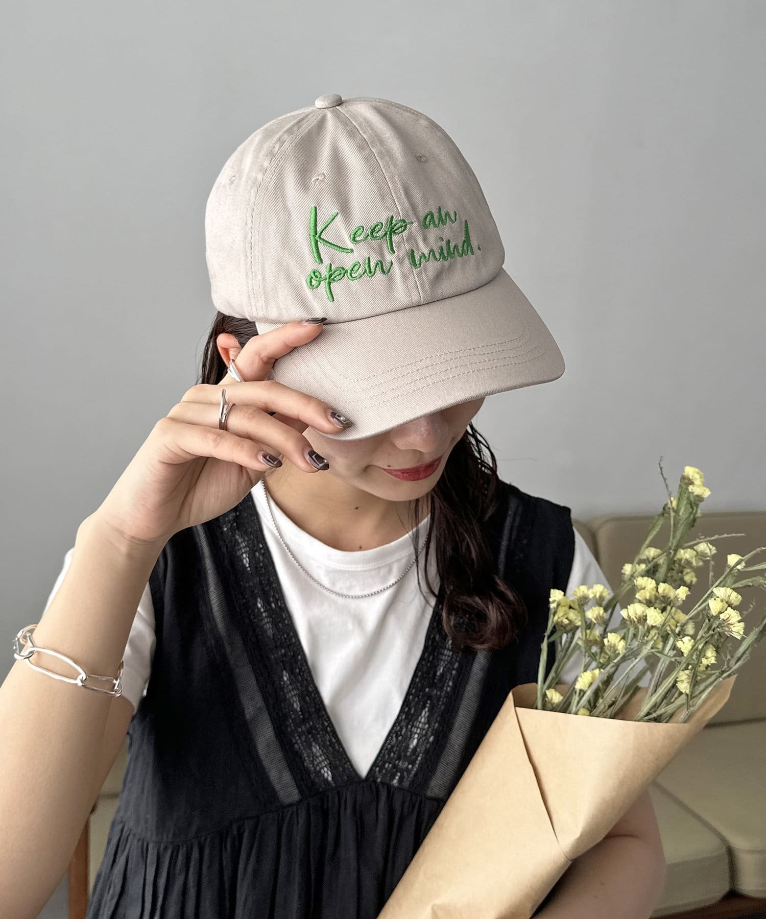 OUTLET(アウトレット) 【Discoat】グラフィティロゴ刺繍キャップ