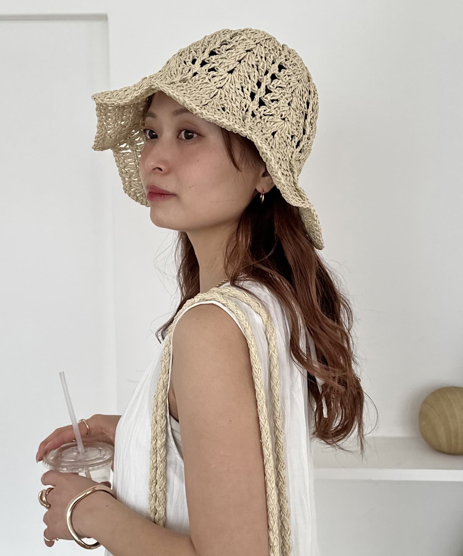 OUTLET(アウトレット) 【Discoat】ペーパーチューリップハット