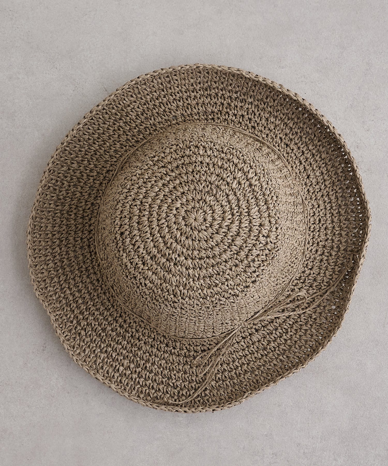 OUTLET(アウトレット) 【Discoat】細編みペーパーハット