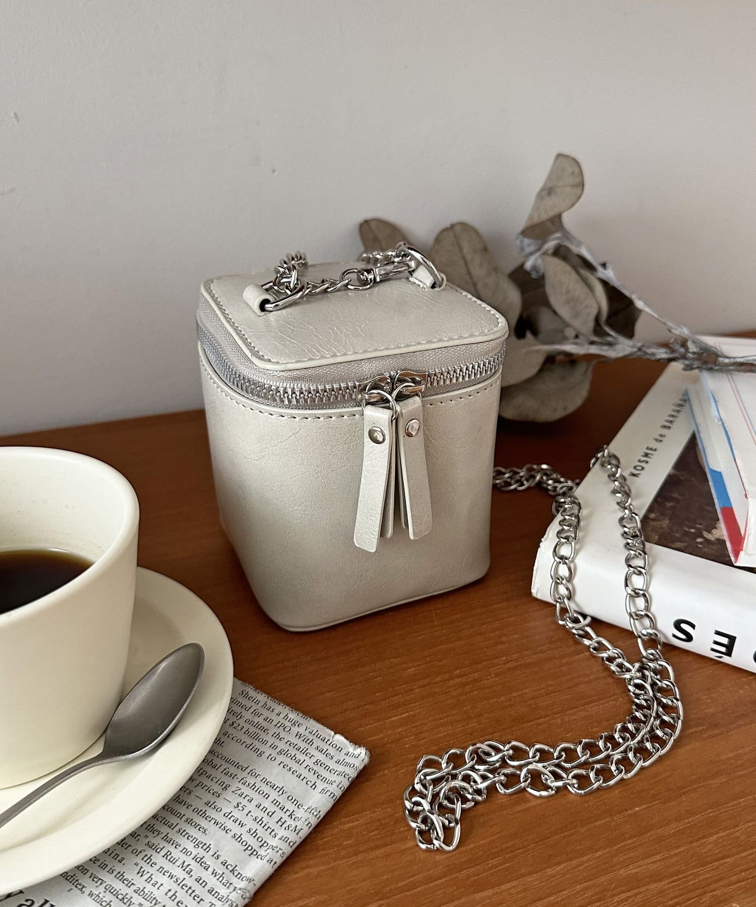 OUTLET(アウトレット) 【Discoat】チェーンミニキューブバッグ