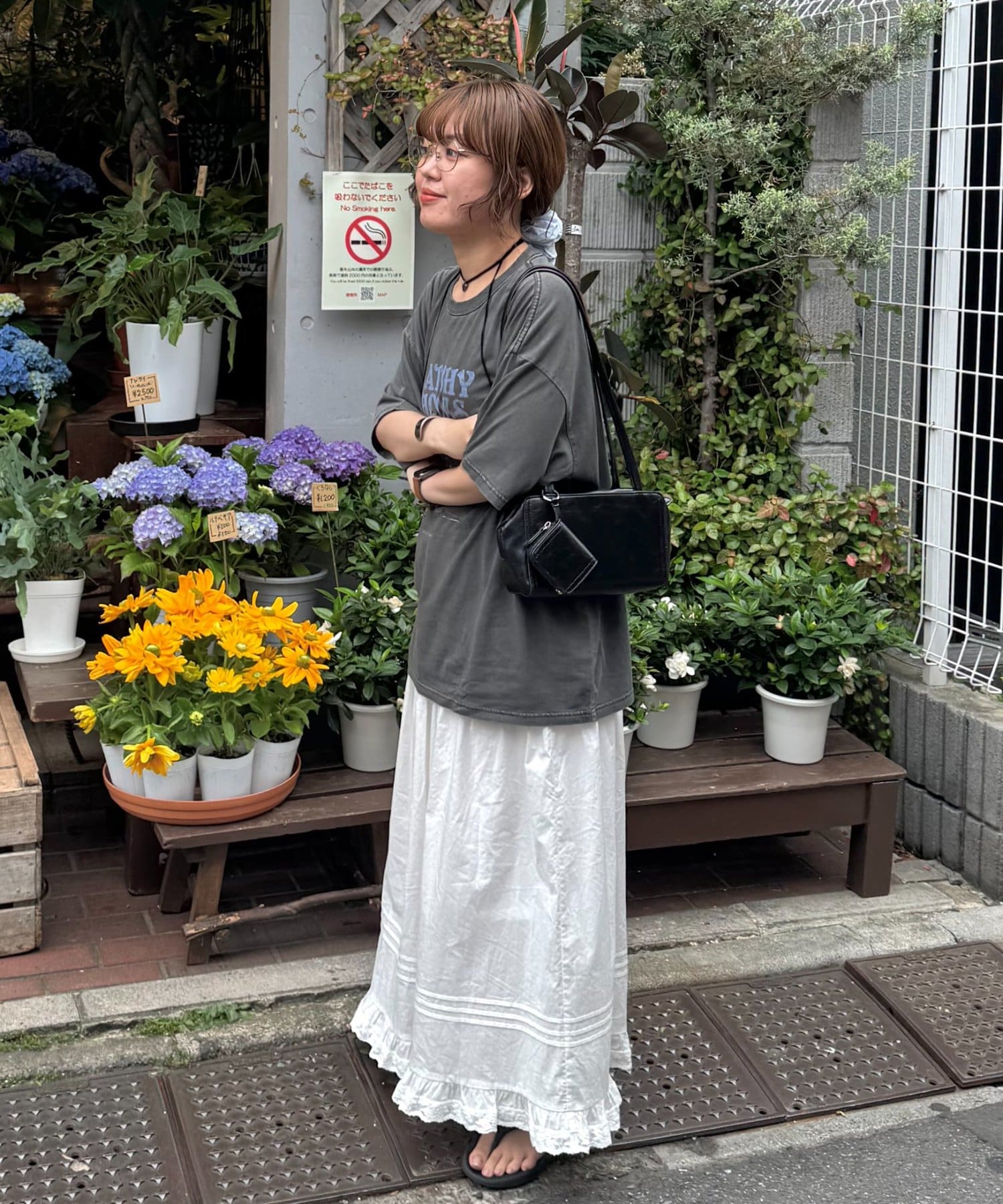 OUTLET(アウトレット) 【Discoat】【umm.】ピンタックレースフレアスカート