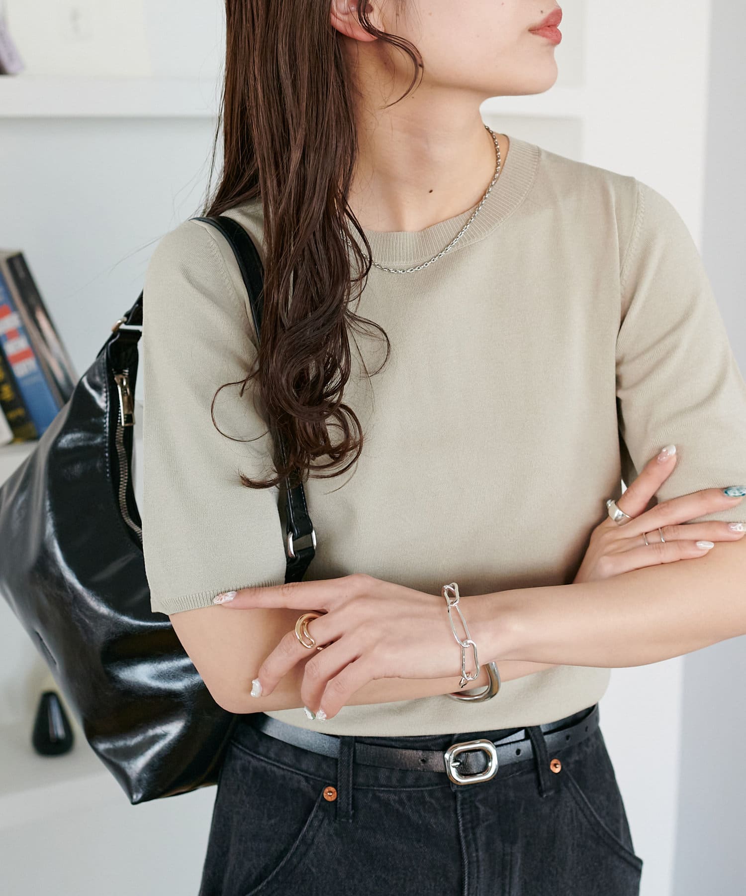 OUTLET(アウトレット) 【Discoat】サラモチ半袖プルオーバー