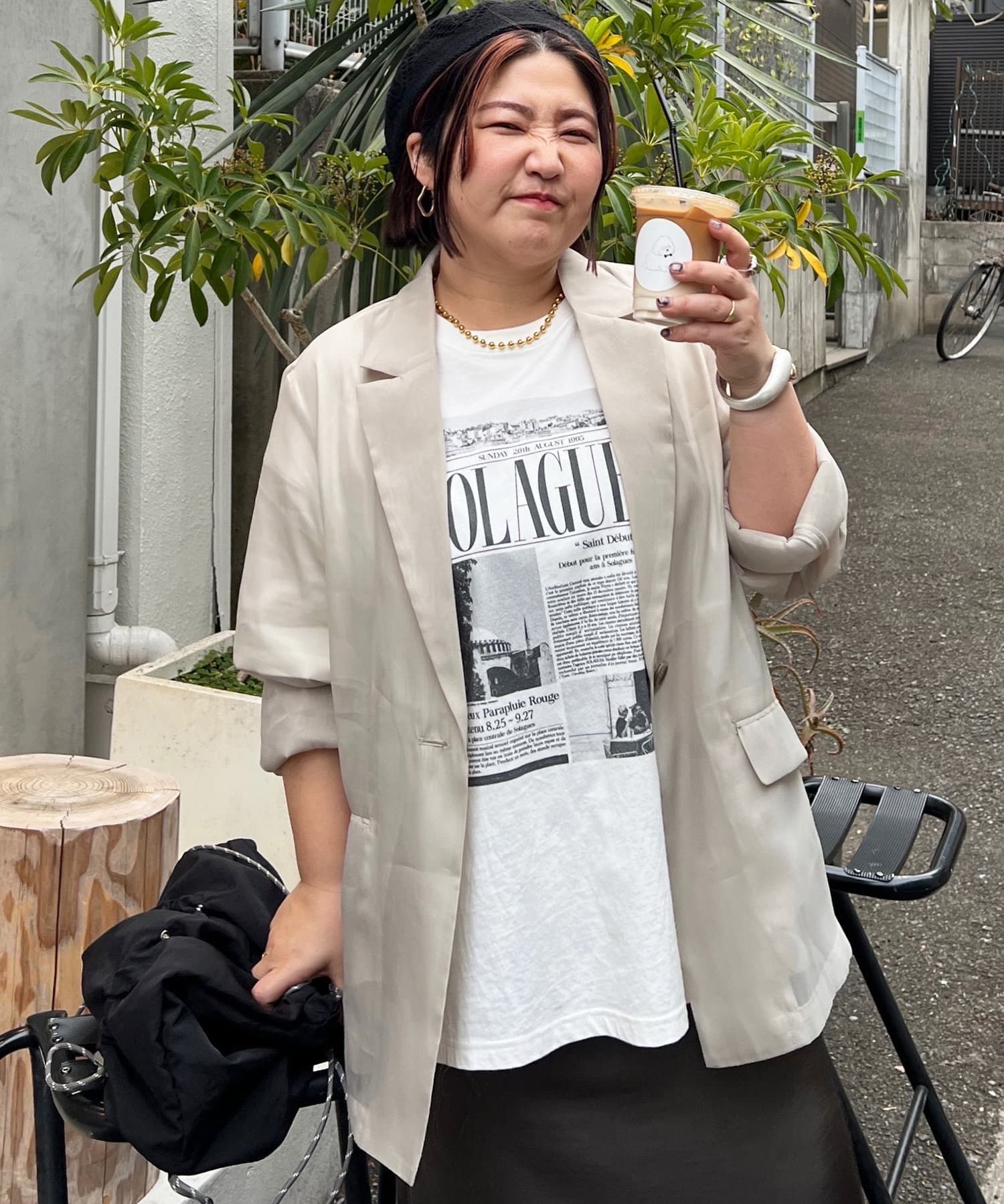 OUTLET(アウトレット) 【Discoat】オシャ見えテーラードジャケット