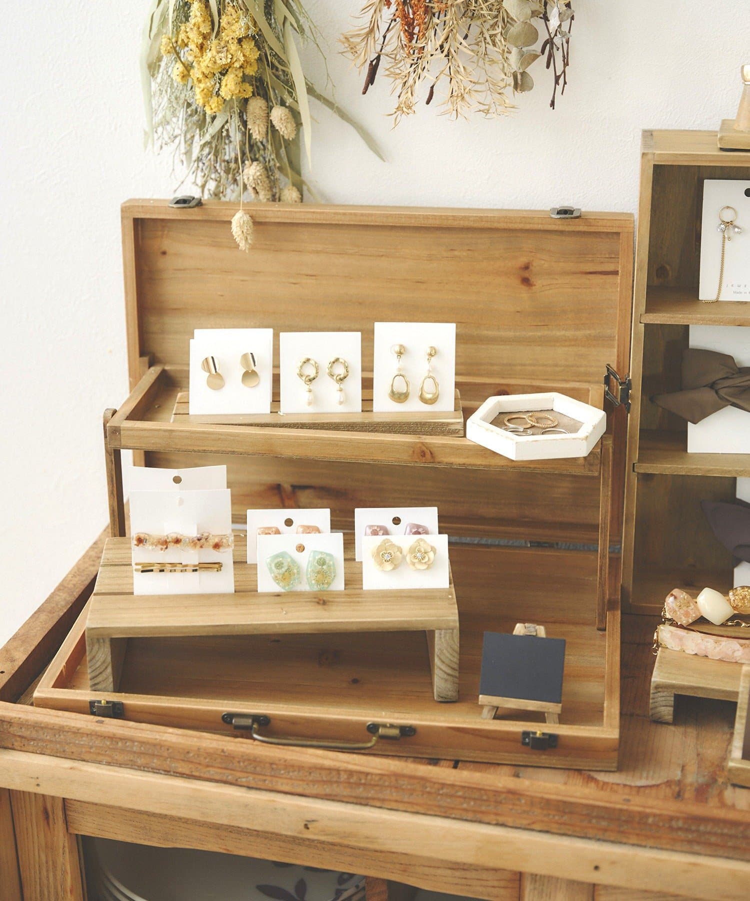 salut!(サリュ) 《WEB限定再入荷》ディスプレイトランクボックススリム／マルシェディスプレイ