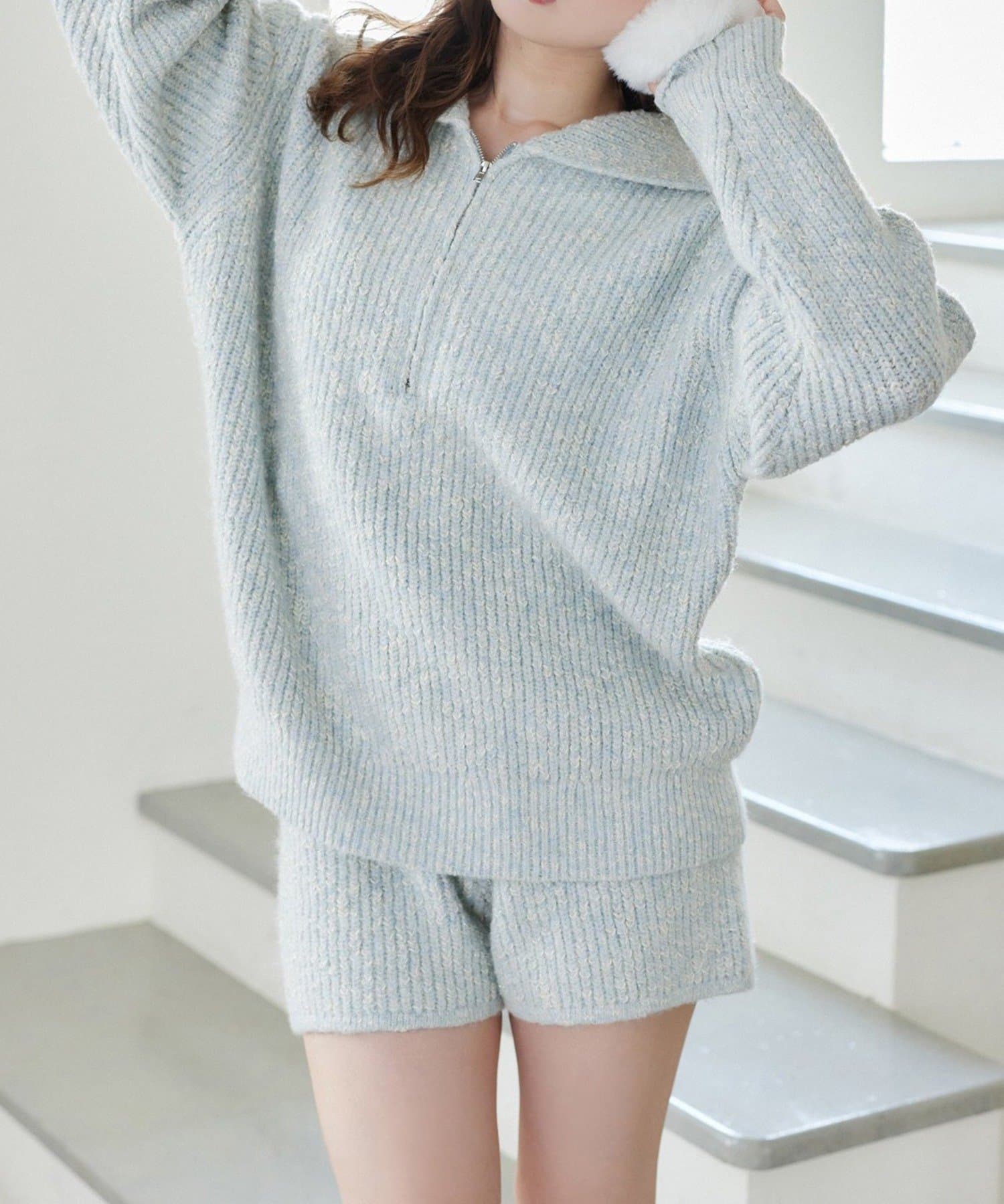 NICE CLAUP / OLIVE des OLIVE OUTLET(ナイスクラップ  / オリーブ デ オリーブ アウトレット) 【one after another】ニットセットアップ