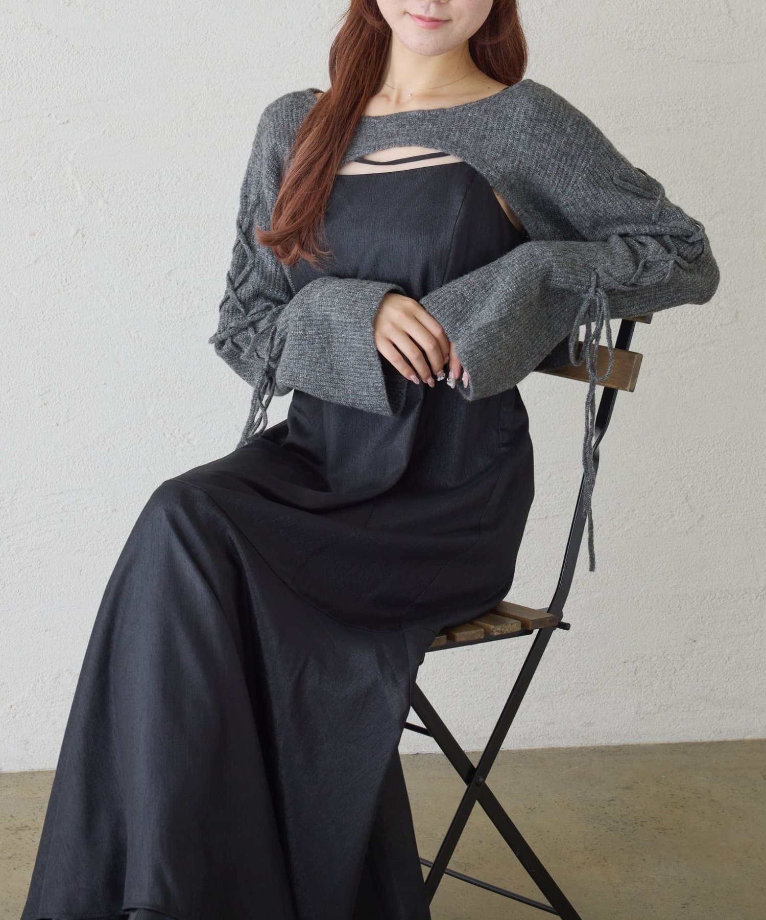 NICE CLAUP / OLIVE des OLIVE OUTLET(ナイスクラップ  / オリーブ デ オリーブ アウトレット) 【one after another】アンサンブルニットワンピ