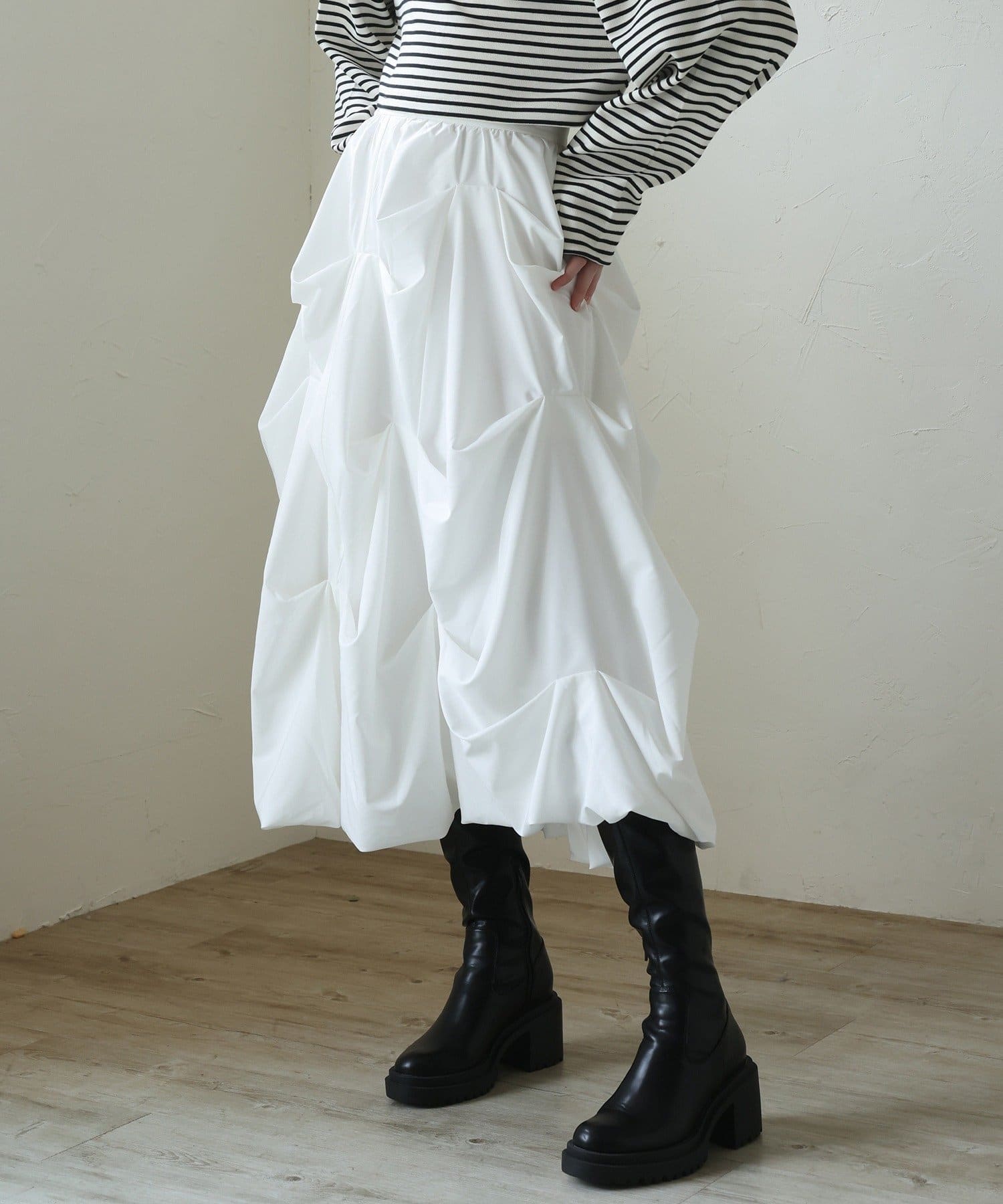 NICE CLAUP / OLIVE des OLIVE OUTLET(ナイスクラップ  / オリーブ デ オリーブ アウトレット) 【Seemi.】ロングスカート