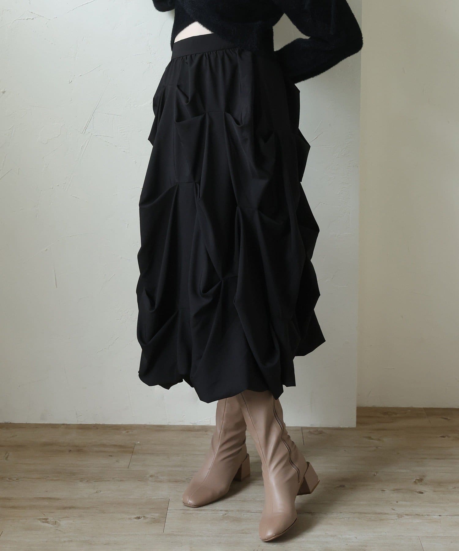 NICE CLAUP / OLIVE des OLIVE OUTLET(ナイスクラップ  / オリーブ デ オリーブ アウトレット) 【Seemi.】ロングスカート