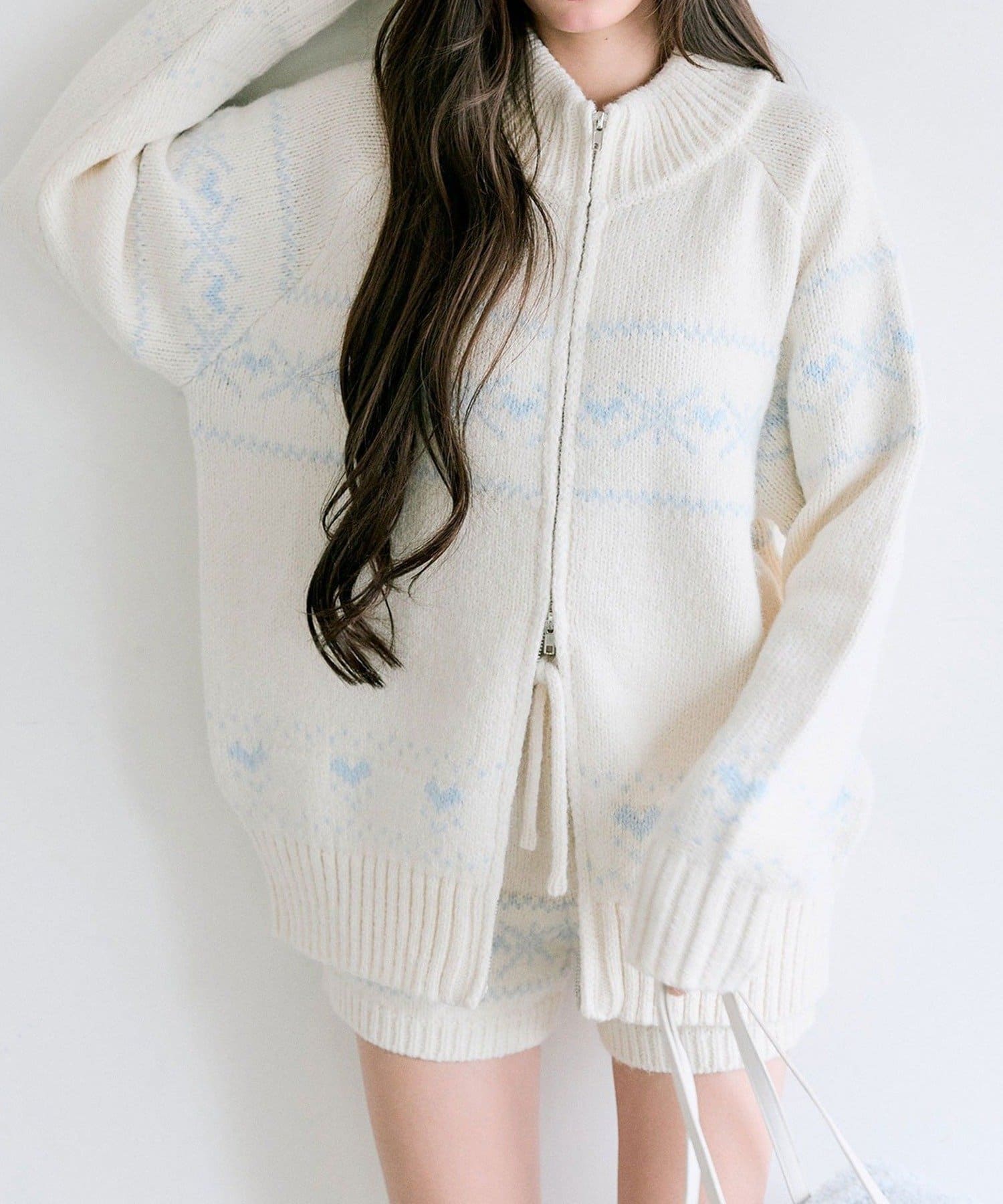 NICE CLAUP / OLIVE des OLIVE OUTLET(ナイスクラップ  / オリーブ デ オリーブ アウトレット) 【OLIVE des OLIVE】ニットショートパンツ