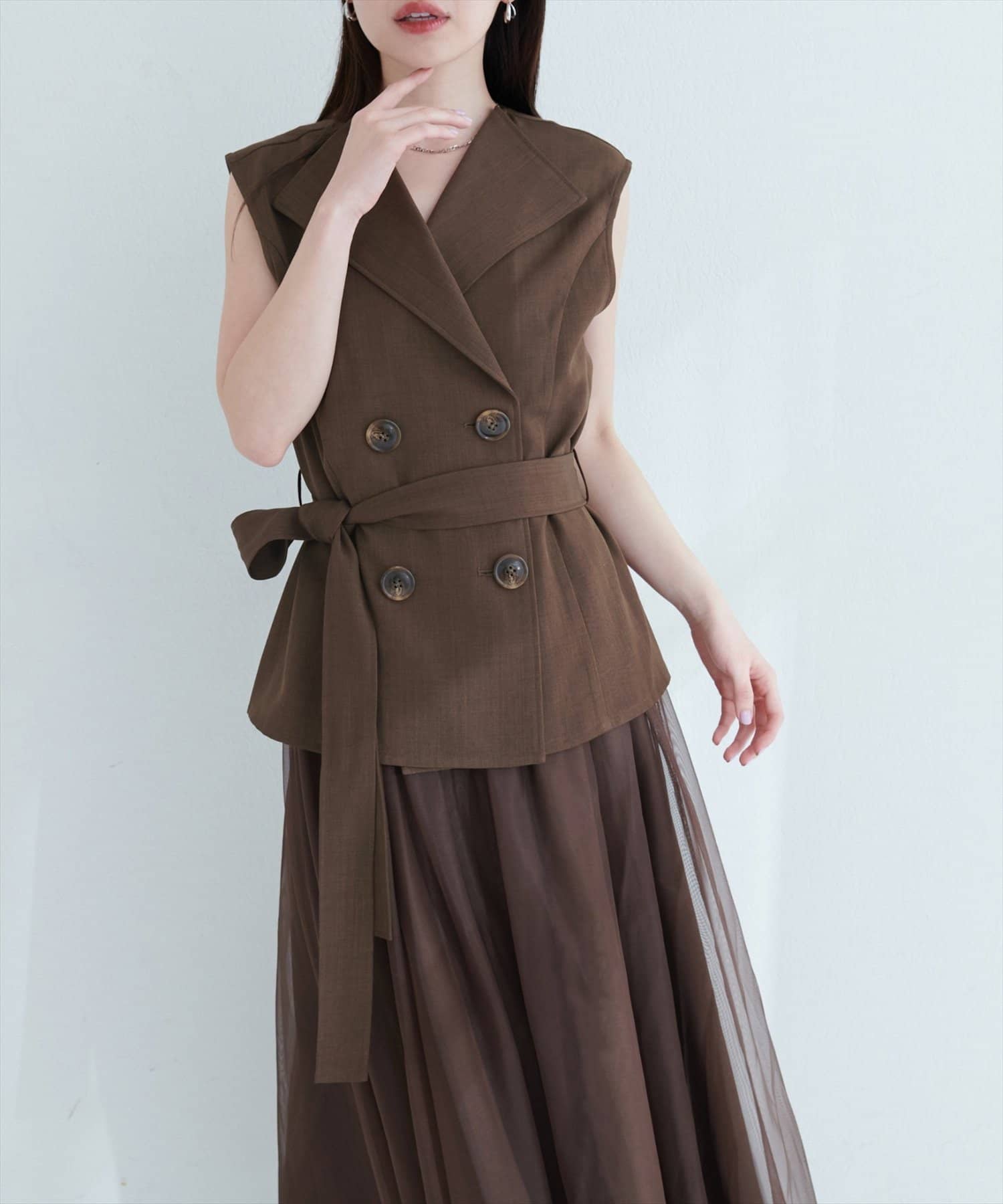 NICE CLAUP / OLIVE des OLIVE OUTLET(ナイスクラップ  / オリーブ デ オリーブ アウトレット) 【EVERY.VERY niceclaup】ベストセットキャミワンピース