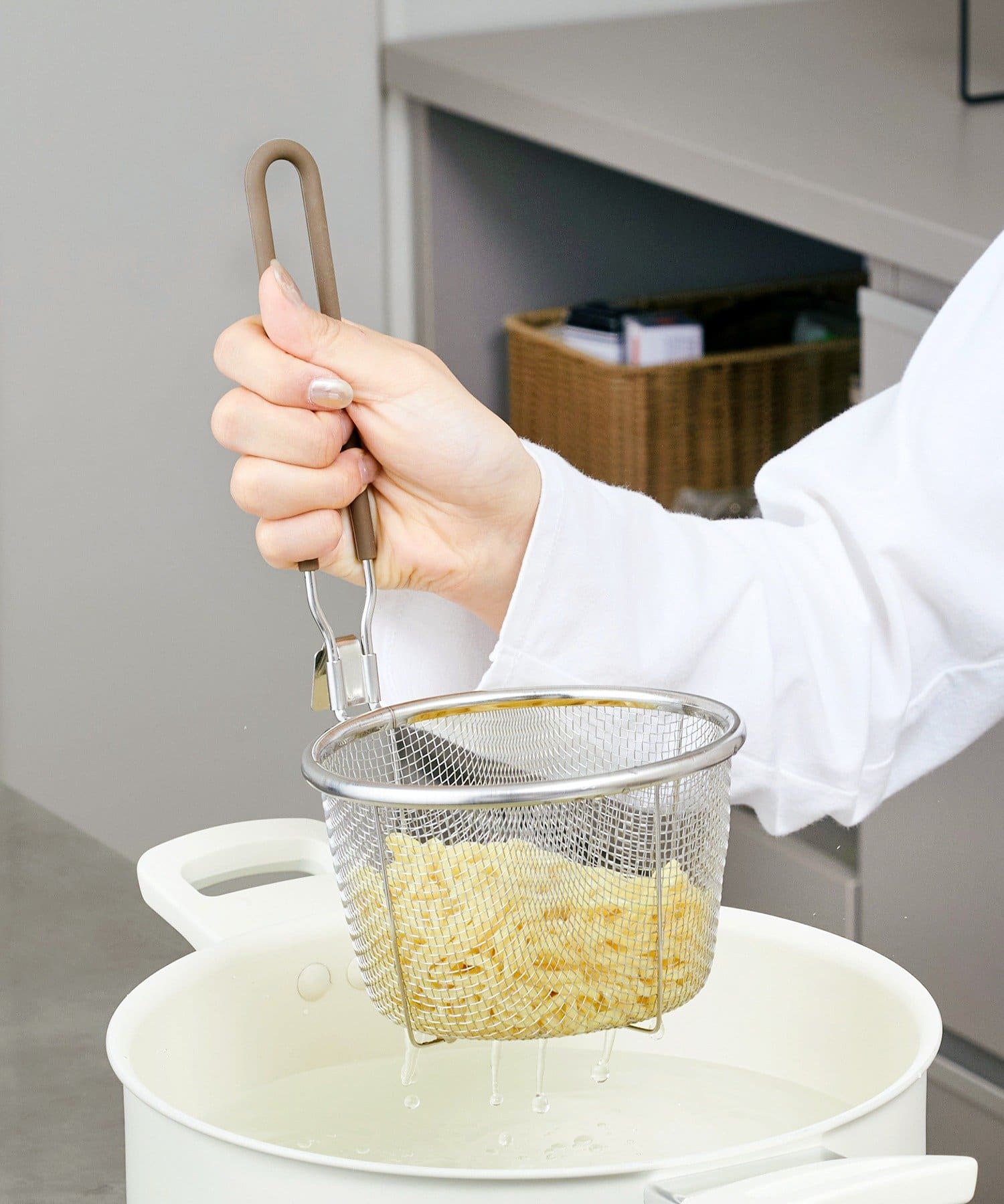 3COINS(スリーコインズ) 湯切りザル／KITINTO