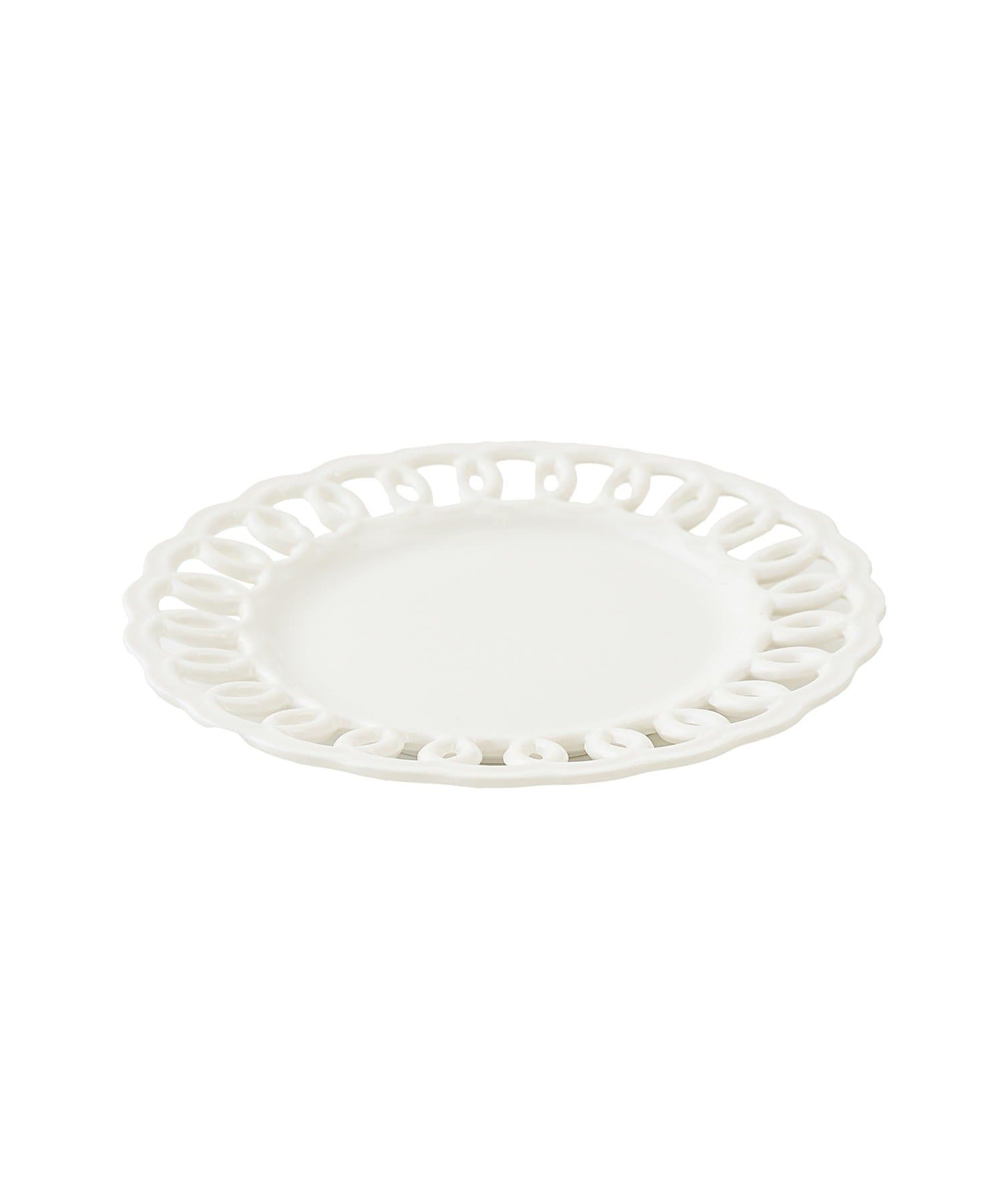 3COINS(スリーコインズ) レースプレート：18cm