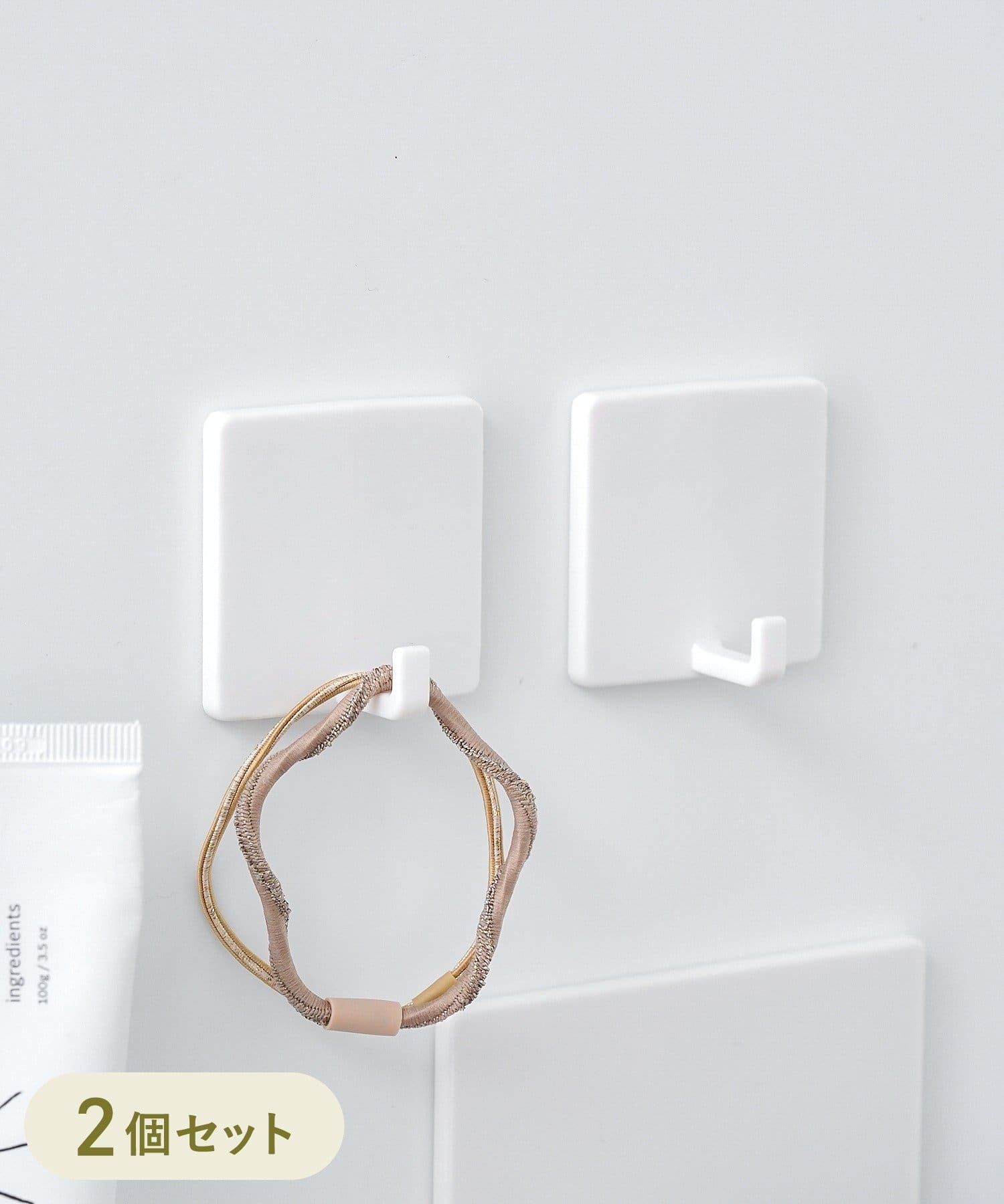 3COINS(スリーコインズ) マグネットフック2個セット