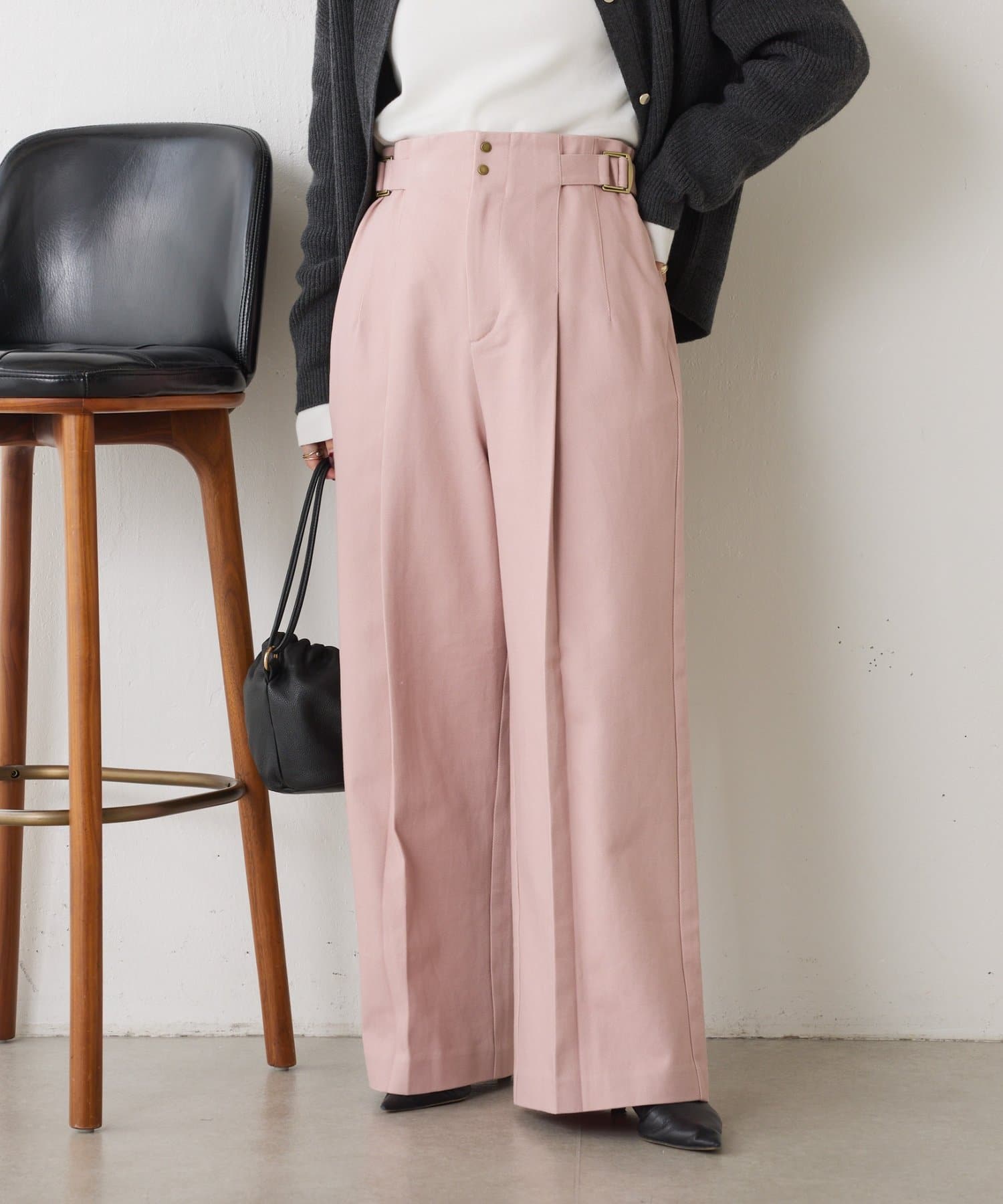 Jena　espace merveilleux(ジェナ　エスパスメルヴェイユ) サイドベルトメンパンツ