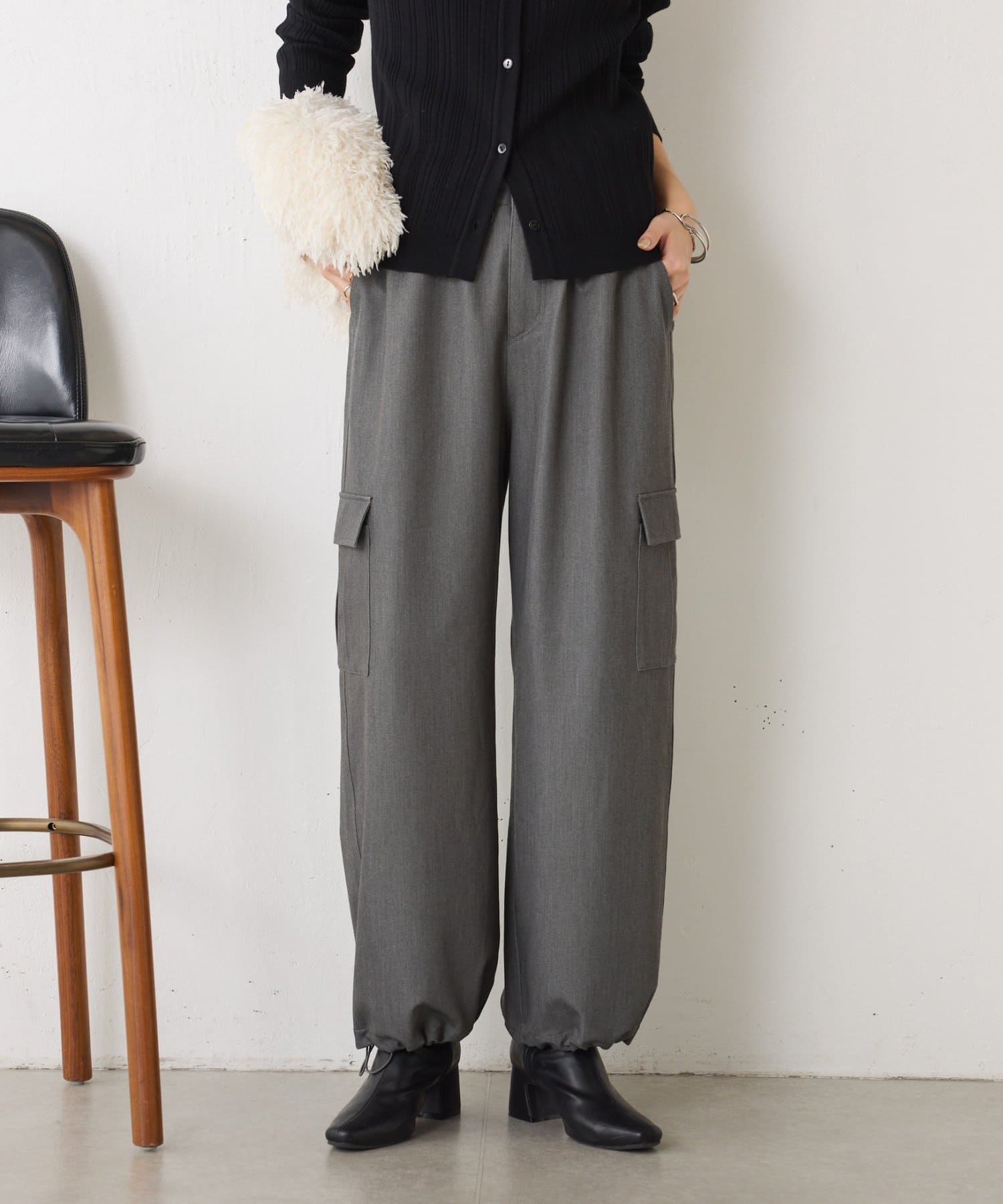 Jena　espace merveilleux(ジェナ　エスパスメルヴェイユ) 【「ラフに、こなれる】パラシュートパンツ