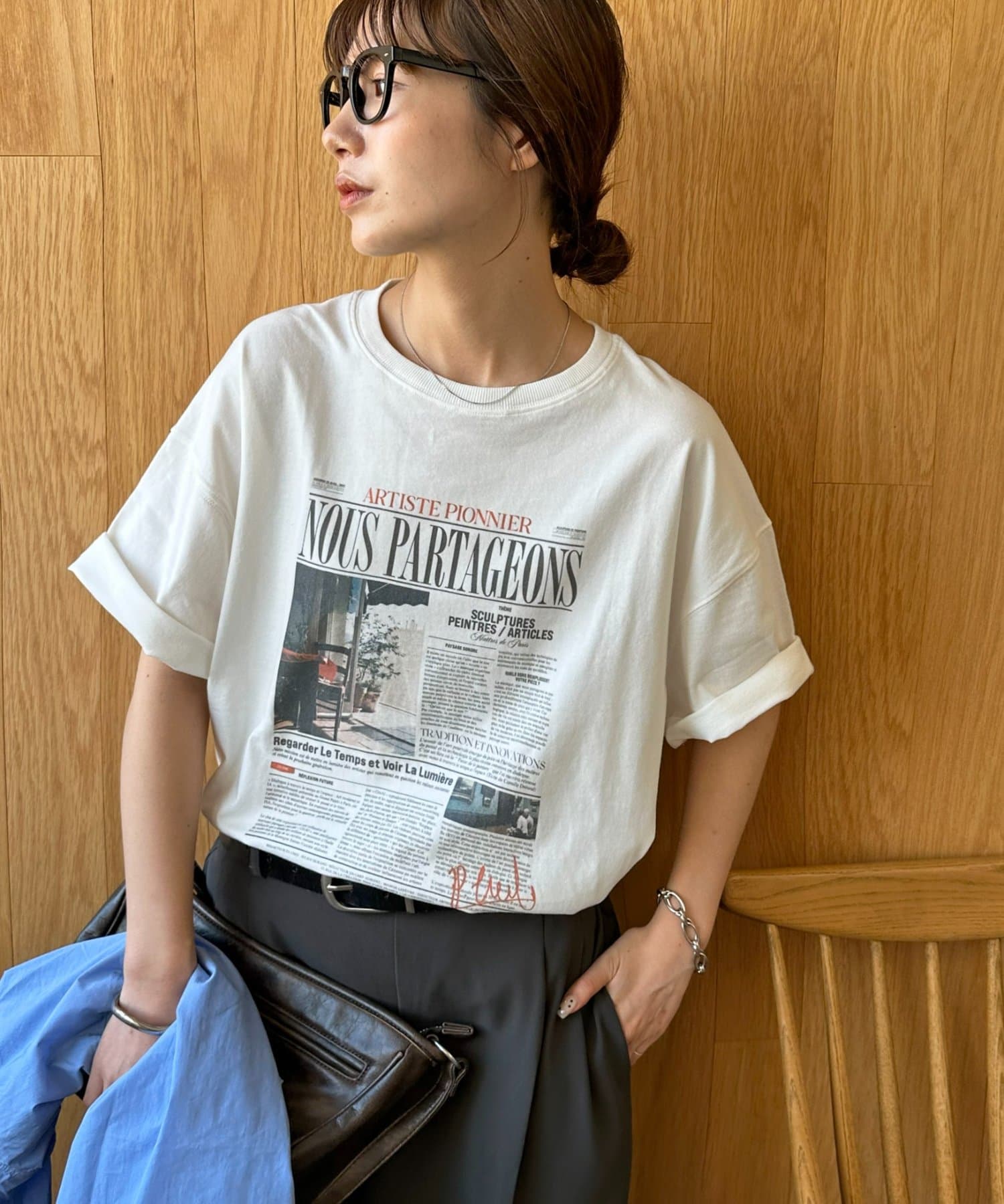 DISCOAT(ディスコート) 【Enlude/ユニセックス】アソートローカルペーパーT